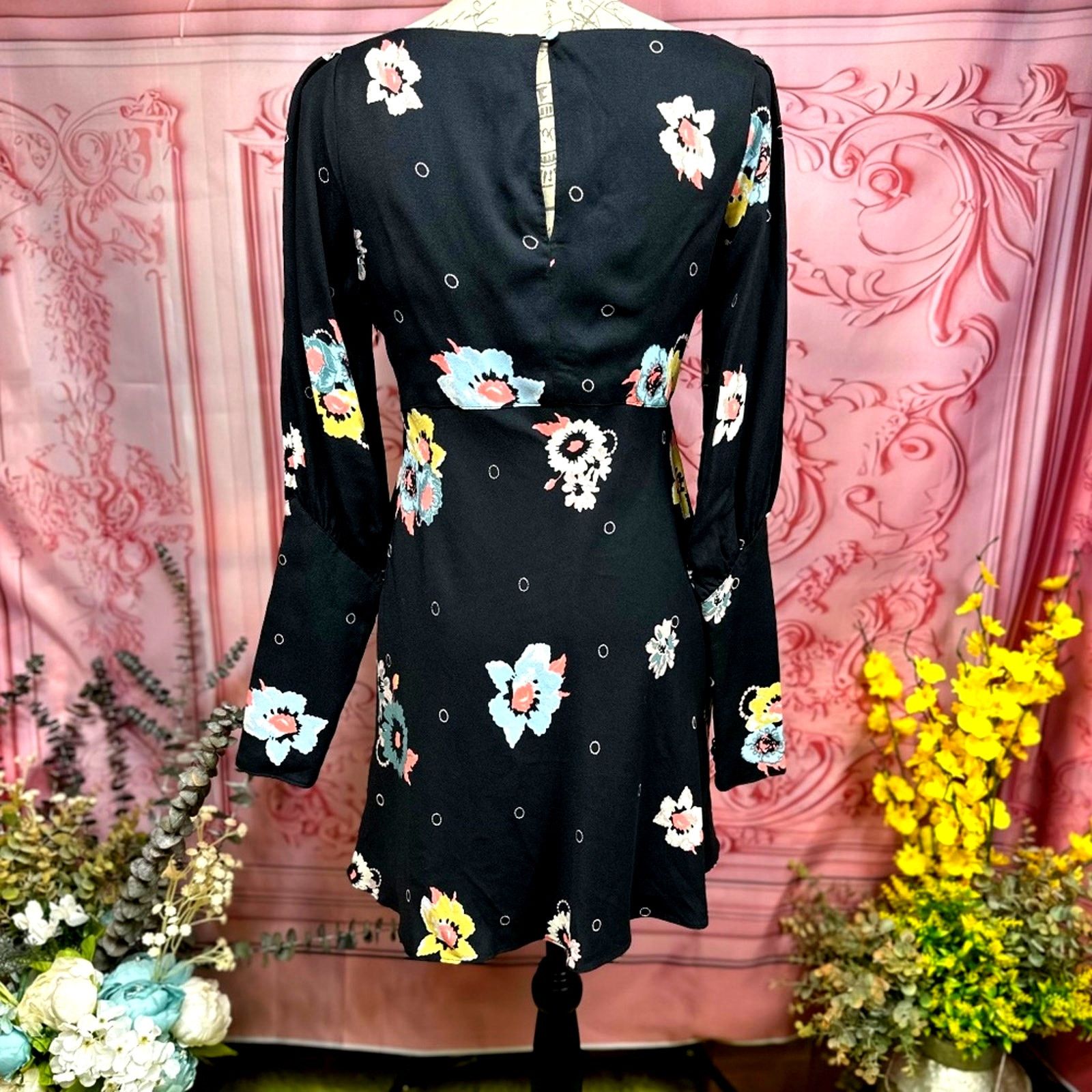 Free People Free People Sunshadows Mini Dress - Black Combo - size 4 Size S / US 4 / IT 40 - 15 Thumbnail