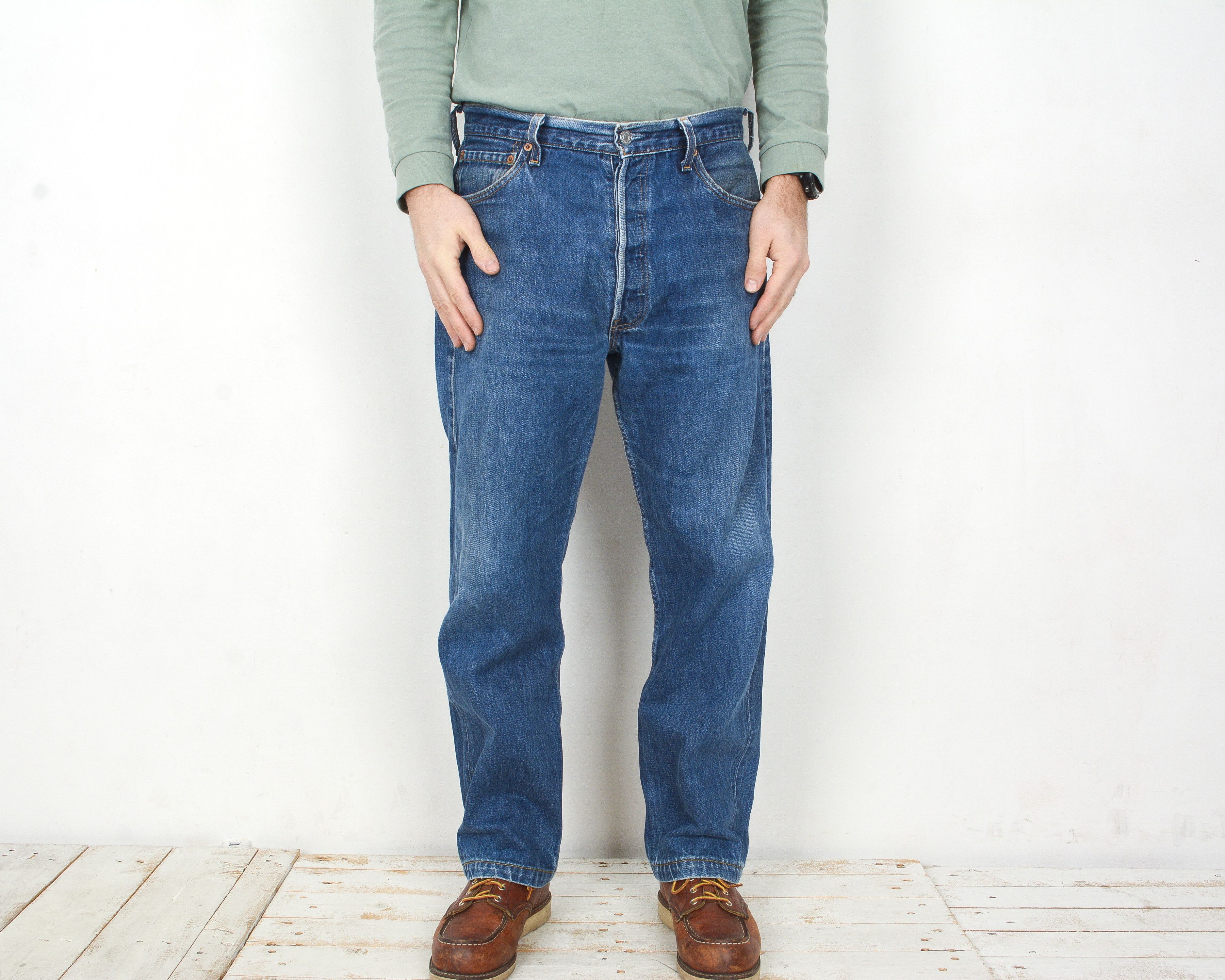 Levi's × Levi's Vintage Clothing LEVI'S for Women 501 Blue W34 made in USA 2001 Jeans Denim Size 34" / US 12 / IT 48 - 1 Thumbnail