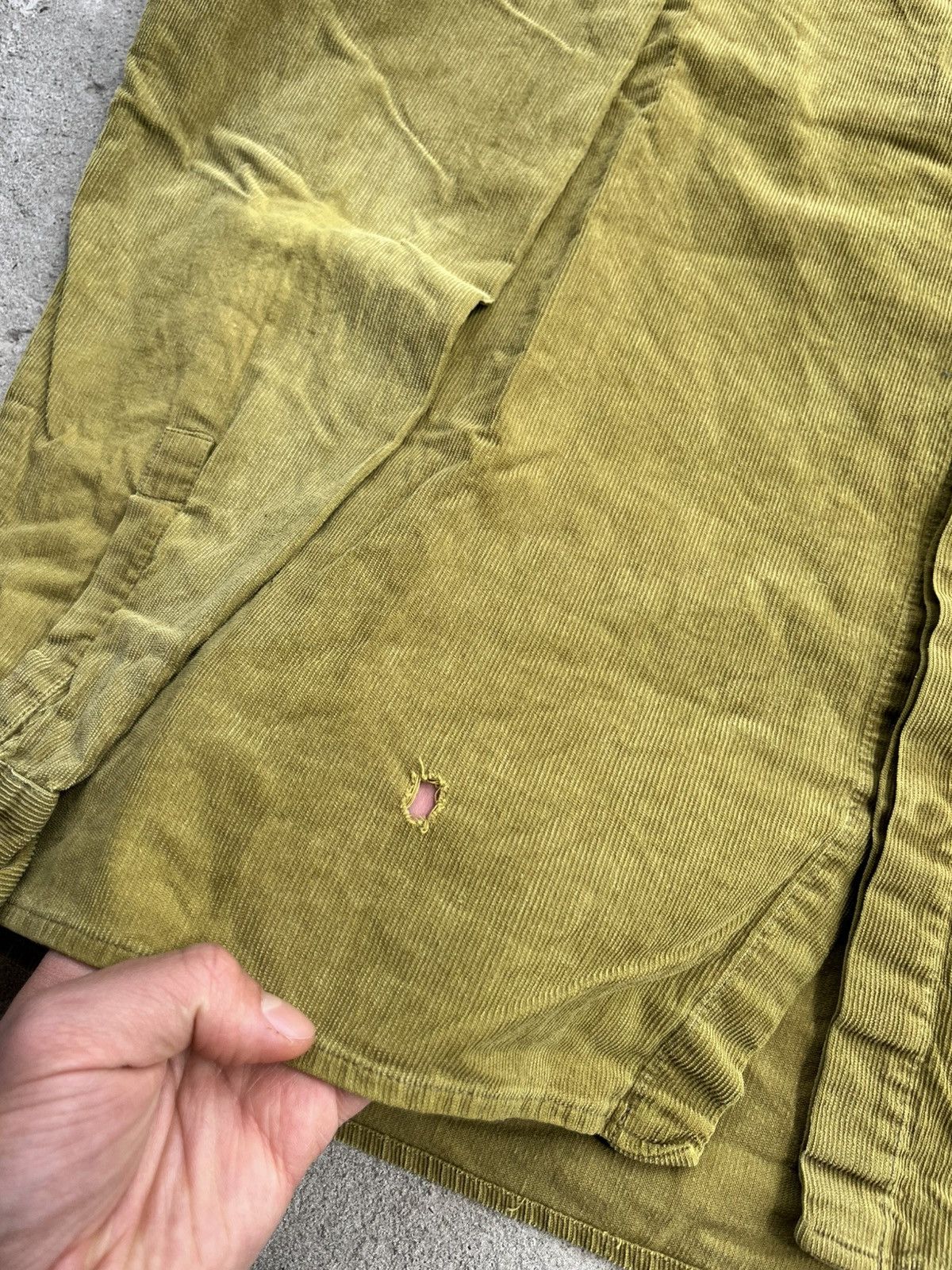 Versace 70s 🔥 Gianni Versace Faded Corduroy Shirt Thrashed Overshirt Size US L / EU 52-54 / 3 - 6 Thumbnail