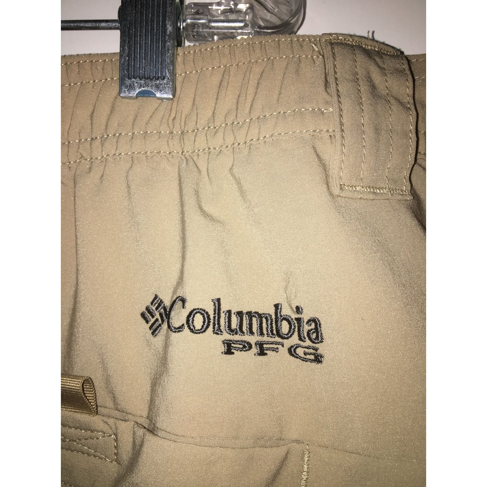 Columbia Columbia PFG Performance Fishing Gear XXL Beige Cargo Shorts Size US 44 / EU 60 - 3 Thumbnail