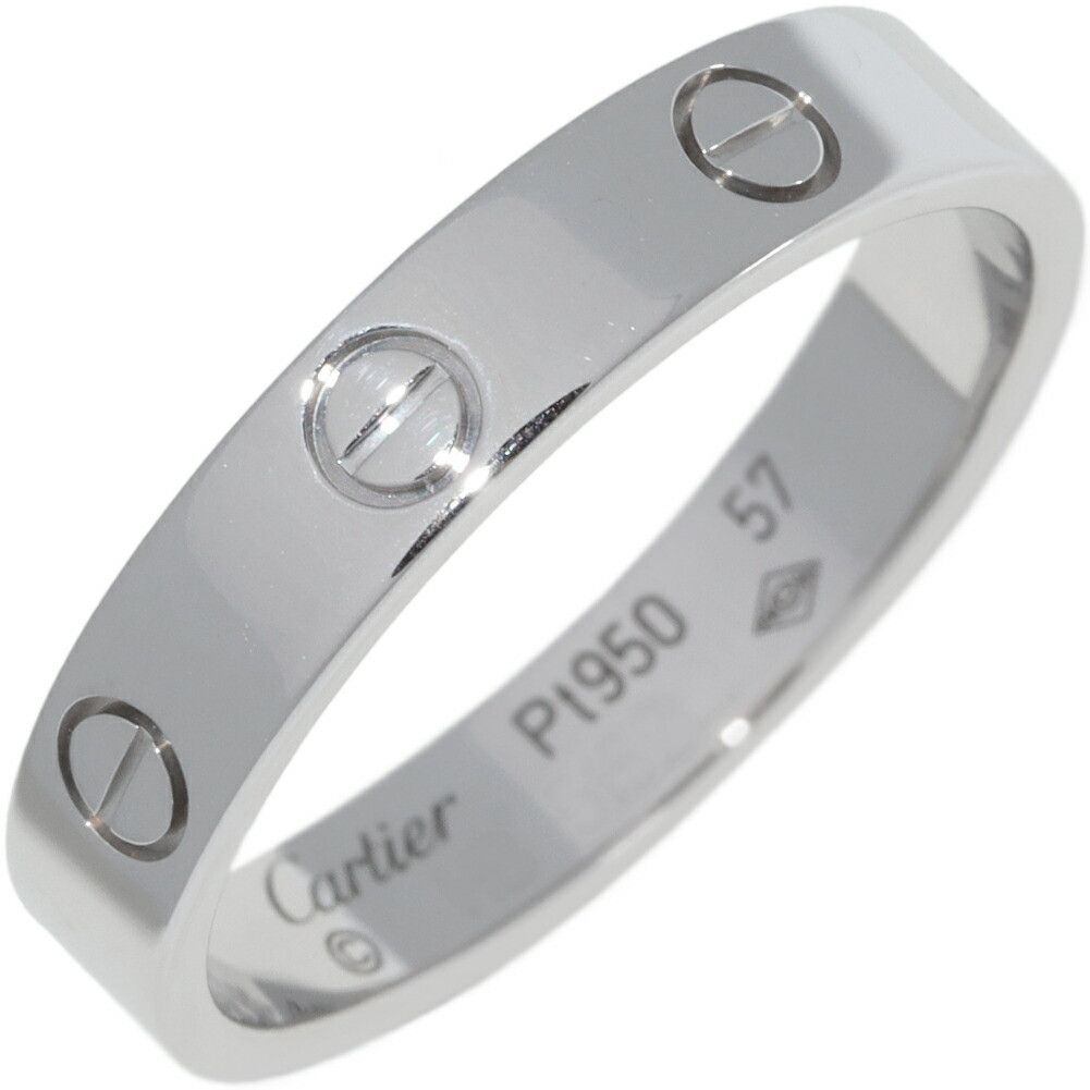 Cartier Cartier Cartier Love Ring Pt950 Ring Size 17 Metal Ring B40853 DUTY FREE for USA Size ONE SIZE - 1 Thumbnail