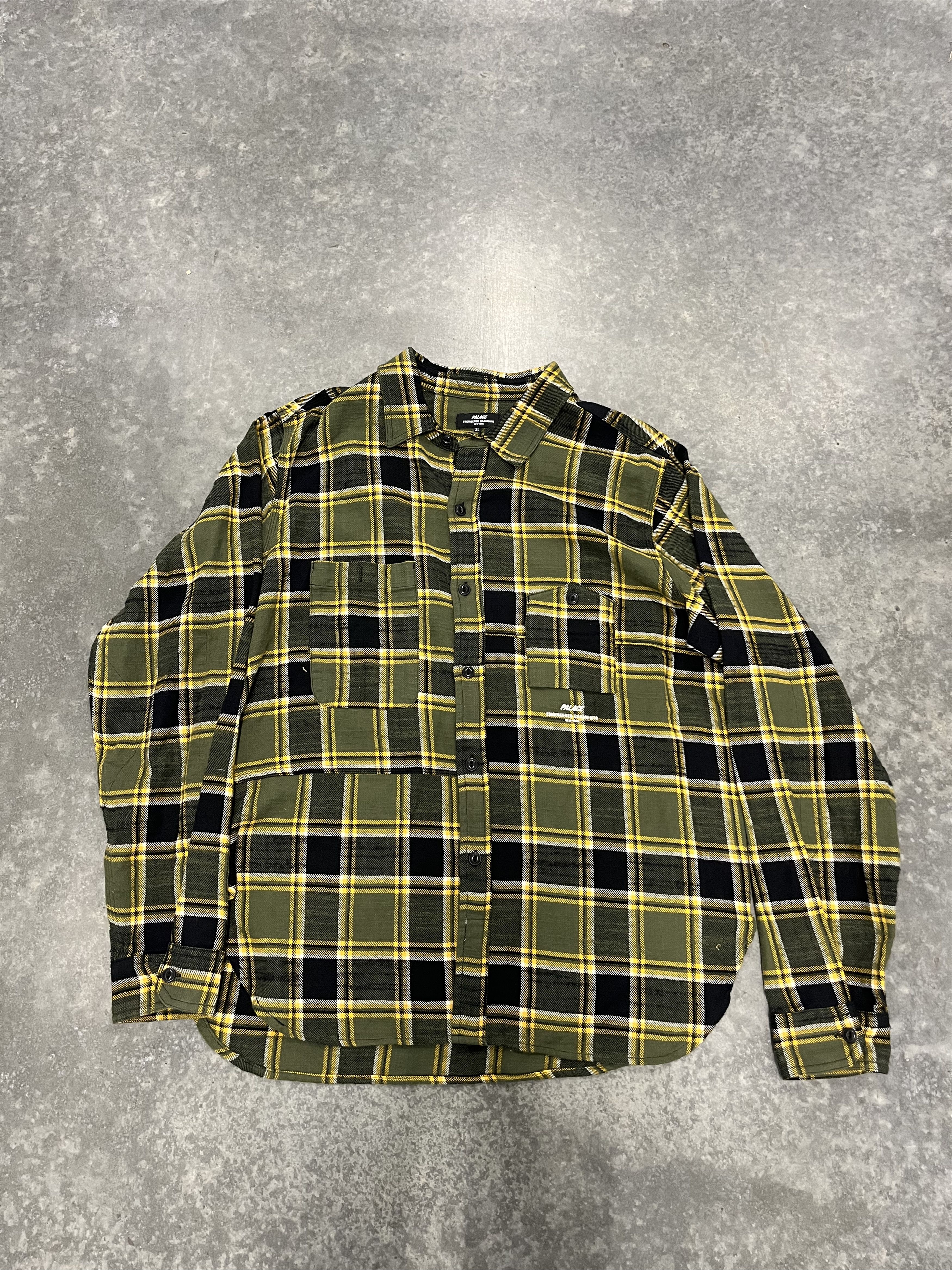 Palace Palace x Engineered Garments Panel Check Work Shirt XL Size US XL / EU 56 / 4 - 1 Thumbnail