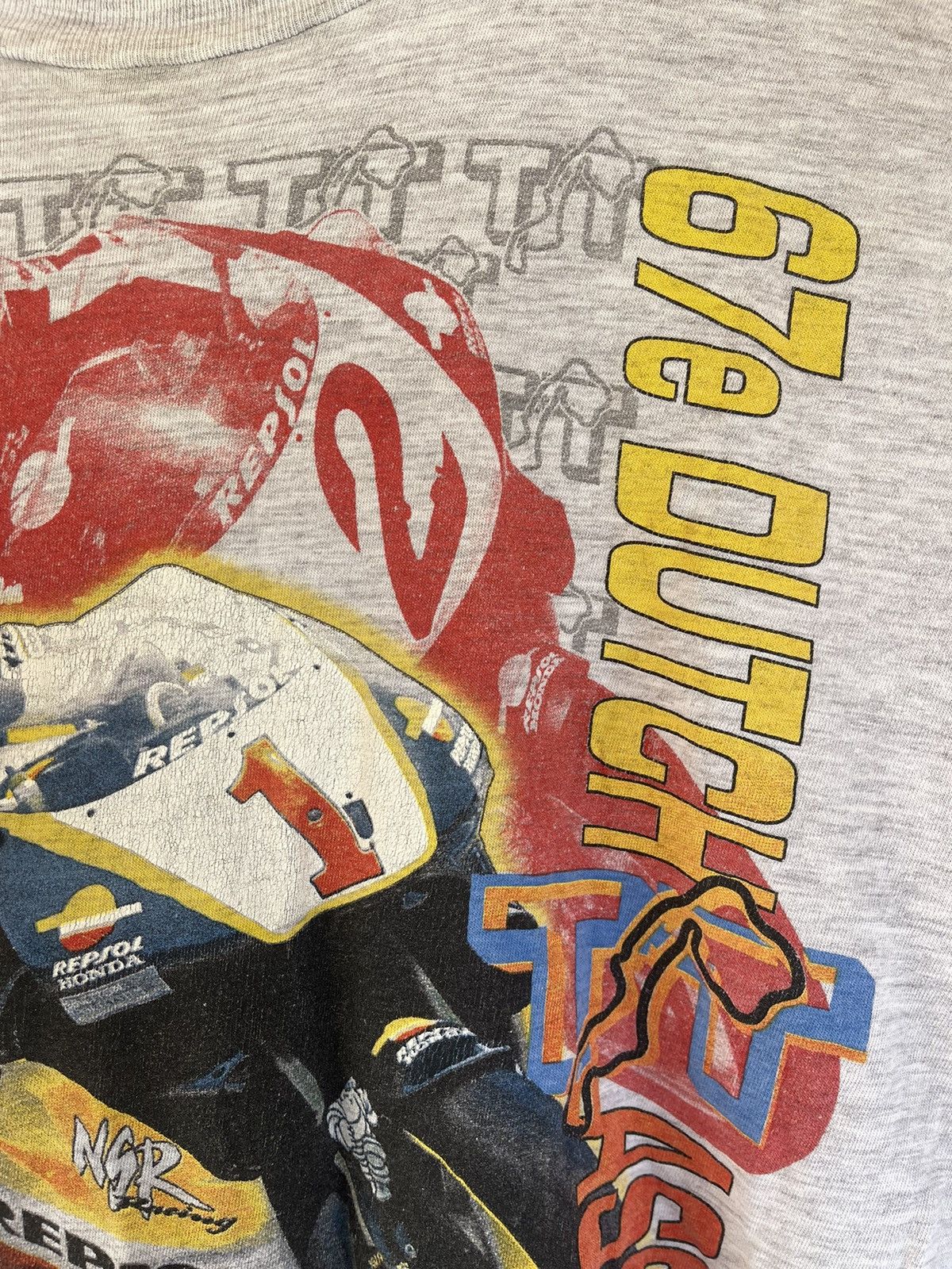 Vintage 1997 Moto TT Grand Prix Dutch World Championship Vintage tee Size US XL / EU 56 / 4 - 6 Thumbnail