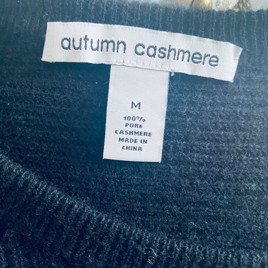 Autumn Cashmere Autumn cashmere black cashmere sweater Size M / US 6-8 / IT 42-44 - 5 Thumbnail
