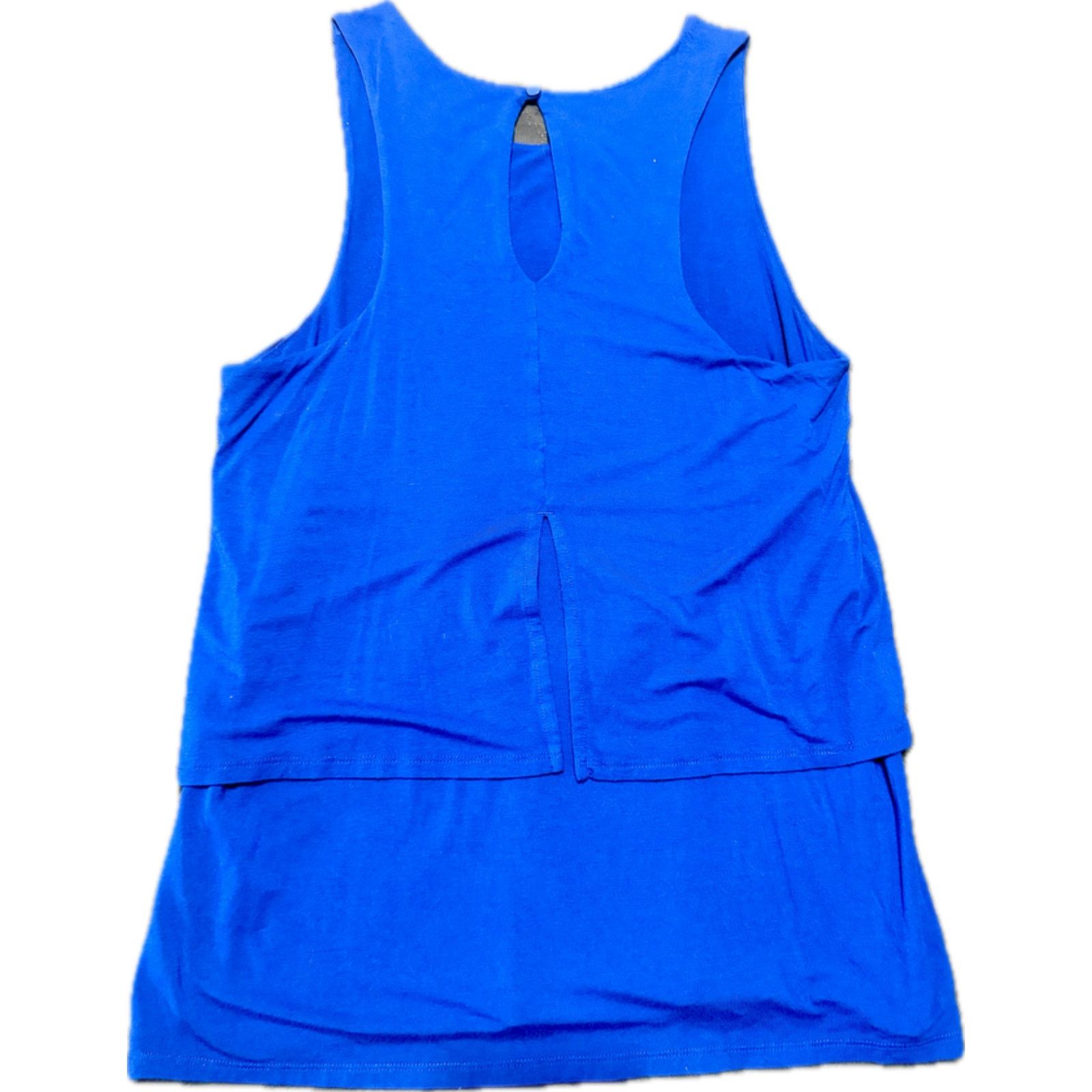 Banana Republic Banana Republic Royal Blue Layered Sleeveless Top Blouse - M Size M / US 6-8 / IT 42-44 - 2 Thumbnail