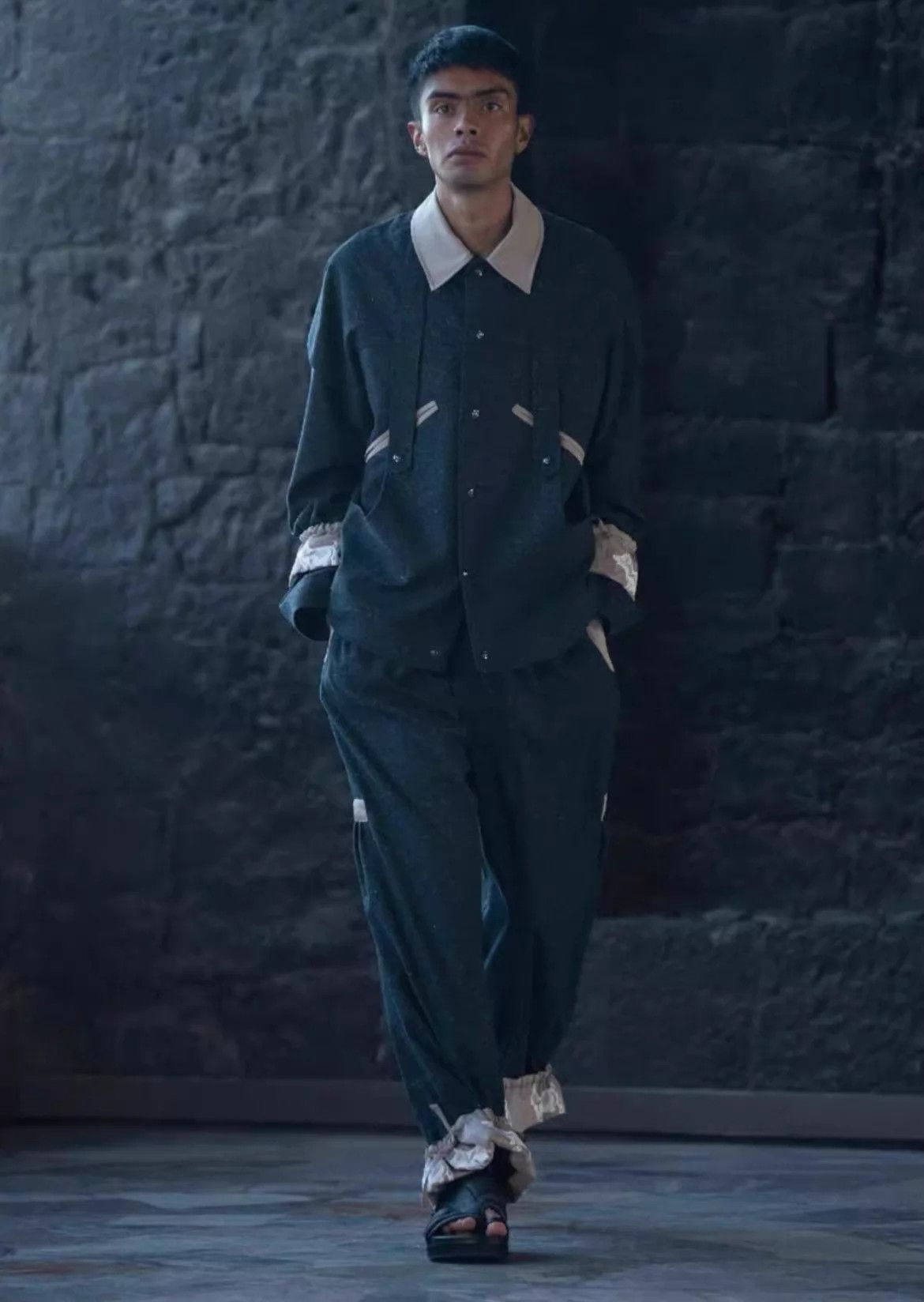Kiko Kostadinov Kiko Kostadinov 22AW Deep Green Rose Button Wool Jkt Size US S / EU 44-46 / 1 - 9 Thumbnail