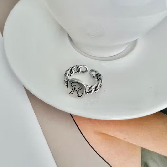 Jewelry × Vintage 925 Silver Ring Size ONE SIZE - 4 Thumbnail
