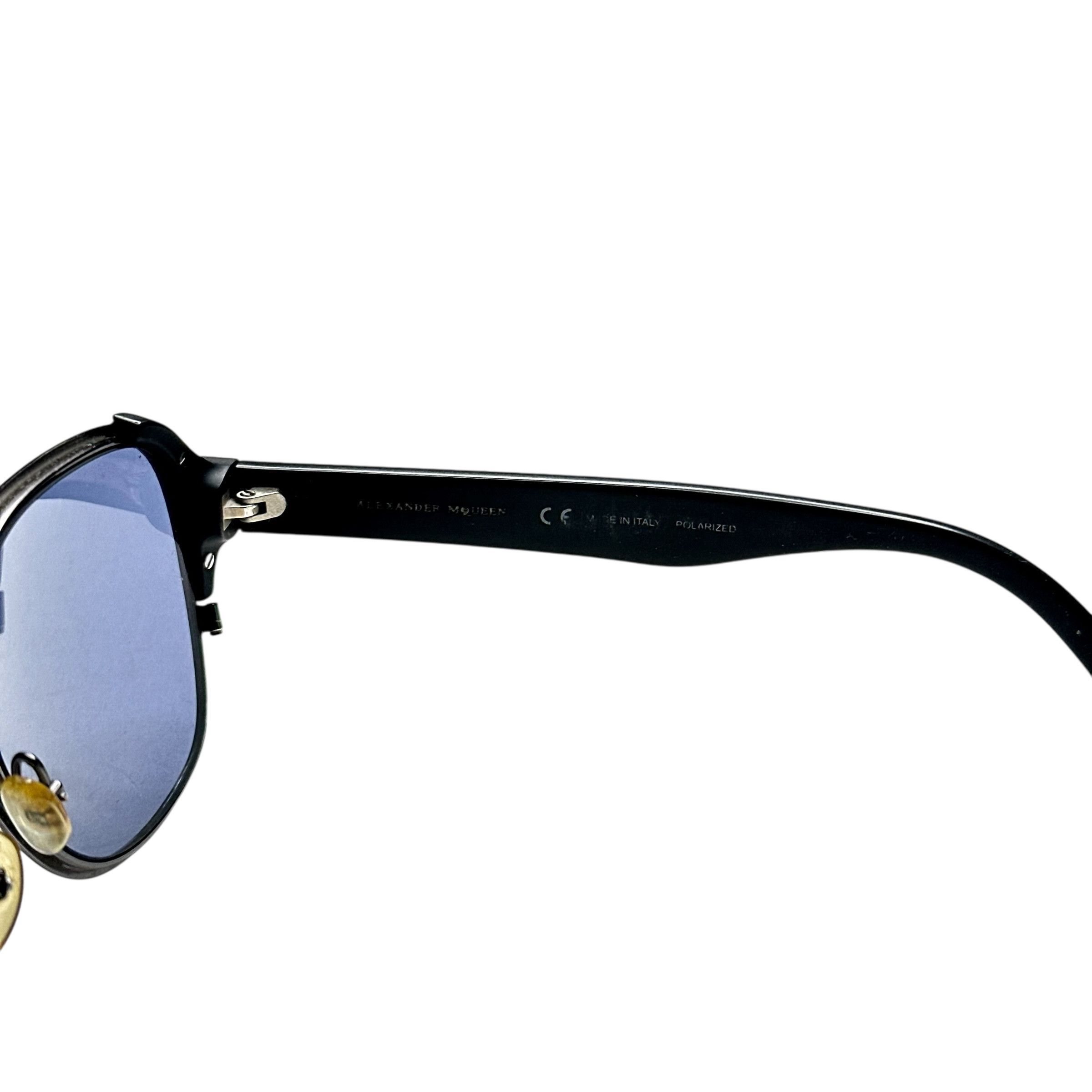 Alexander McQueen McQueen Aviator Sunglasses Size ONE SIZE - 5 Thumbnail