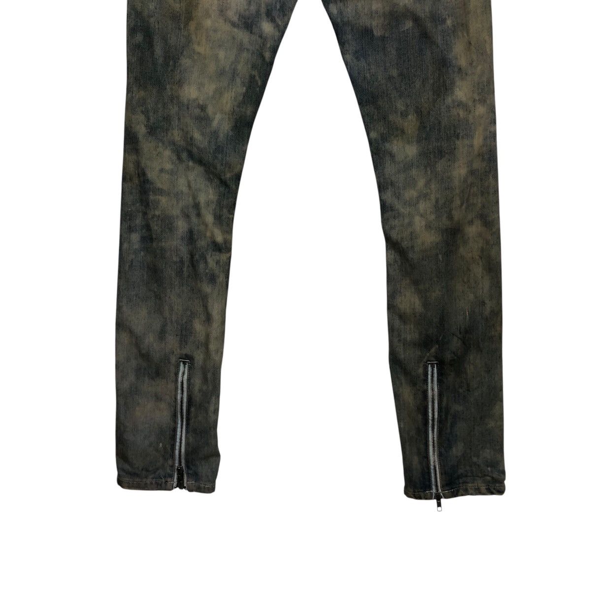 Japanese Brand Vintage Skinny Denim Jeans Glad News Acid Wash Issey Miyake Size US 34 / EU 50 - 11 Thumbnail