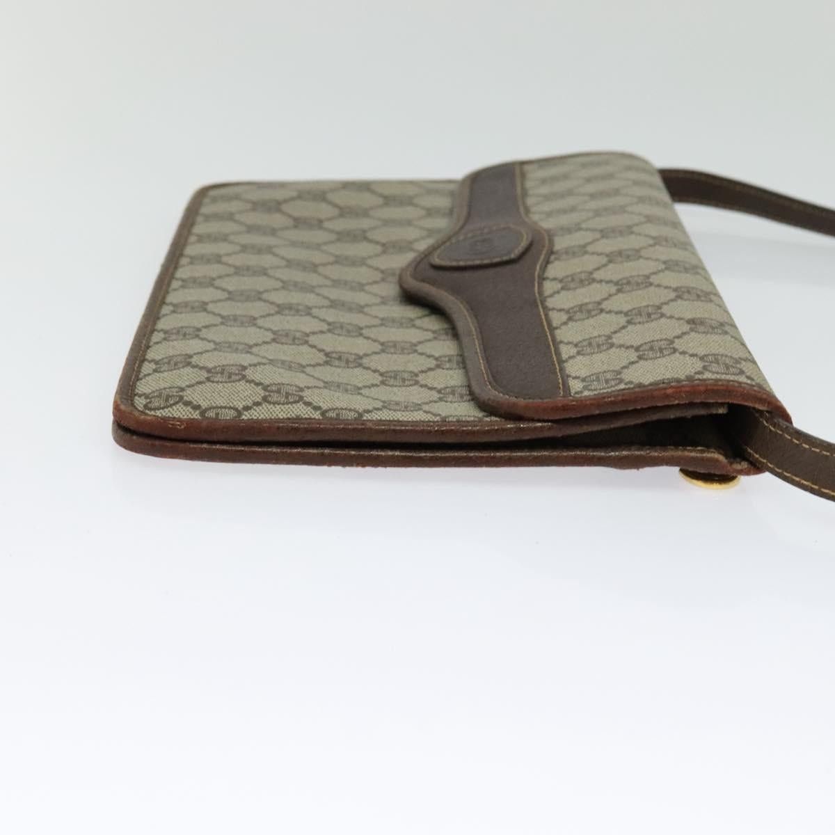 Gucci GUCCI GG Supreme Shoulder Bag Pvc Beige Gold 004 904 004 904 Size ONE SIZE - 5 Thumbnail