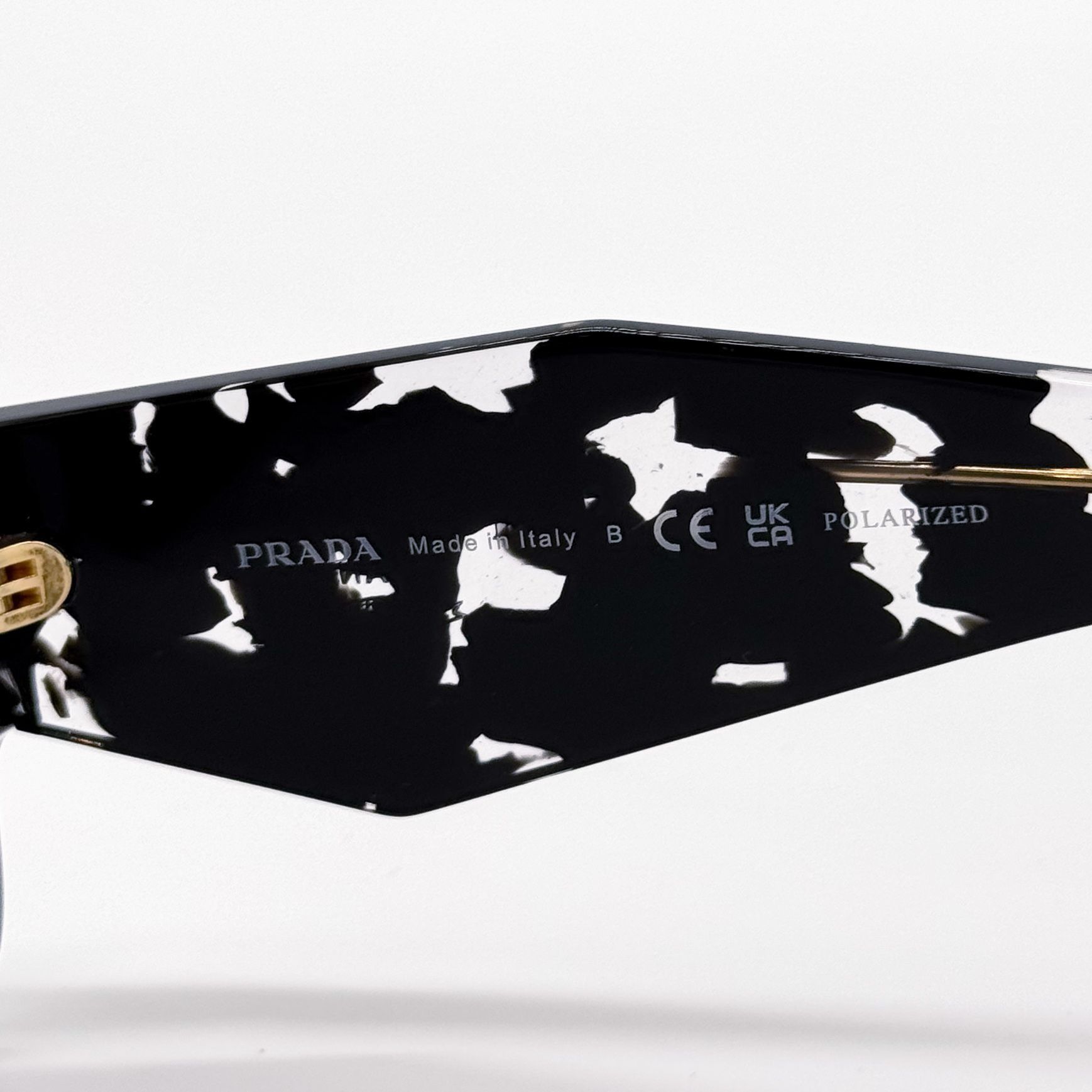 Prada NEW PRADA SUNGLASSES PR08YS 15S5Z1 BLACK PR 08YS, SPR 08Y Size ONE SIZE - 9 Thumbnail