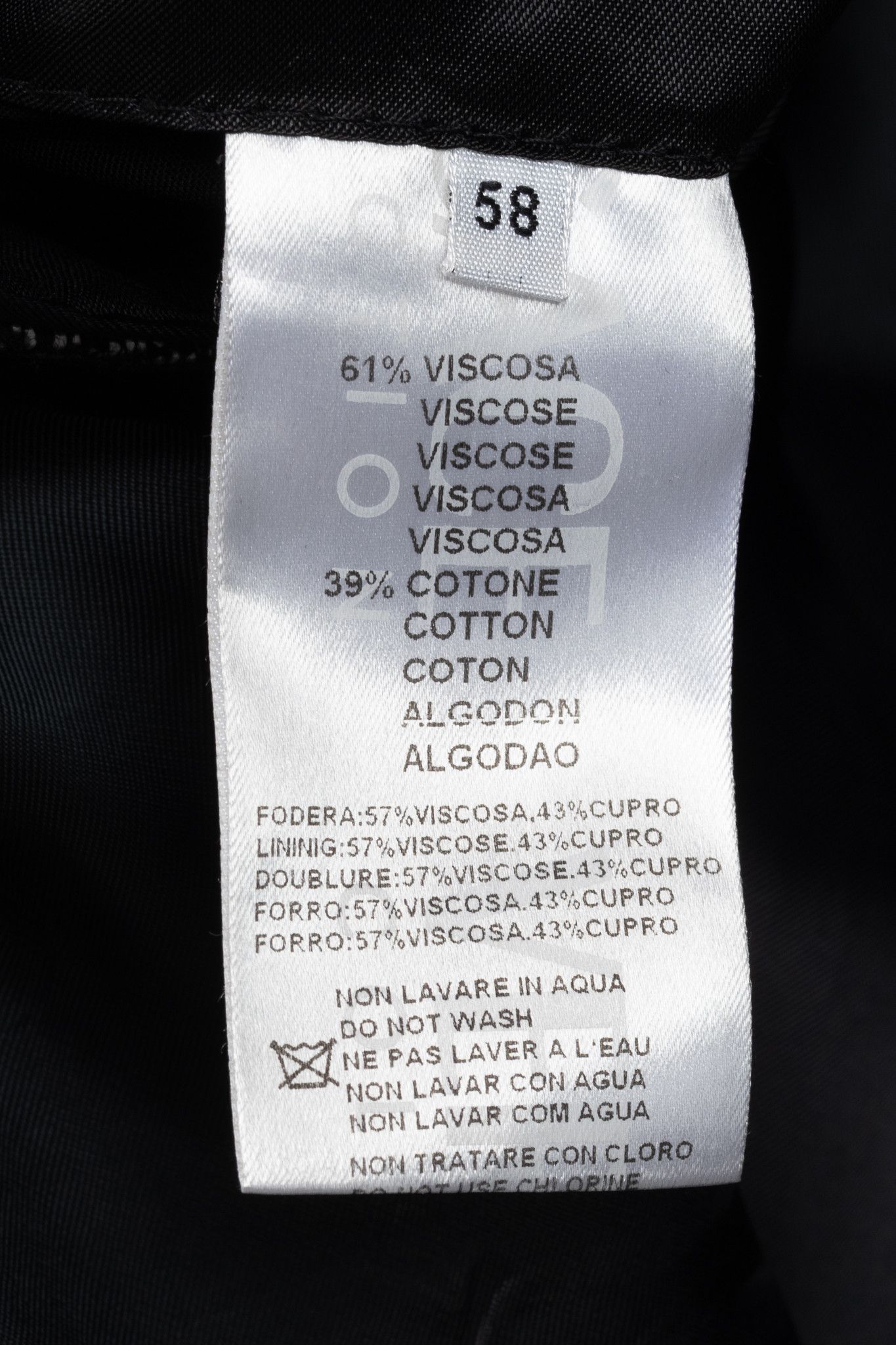 Versace Versace Collection White & Black Herringbone Tweed Blazer Size 54R - 10 Thumbnail