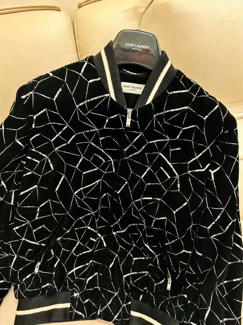 Yves Saint Laurent Saint Laurent 19 FW catwalk style sequin tube embellished v Size US S / EU 44-46 / 1 - 6 Thumbnail