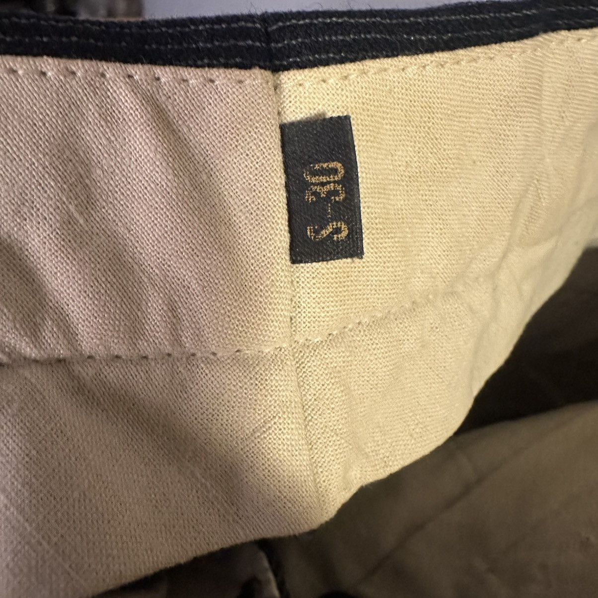 Vintage VTG 70s Men’s Custom Made Wool Pants Trousers Half Lined Size US 28 / EU 44 - 5 Thumbnail
