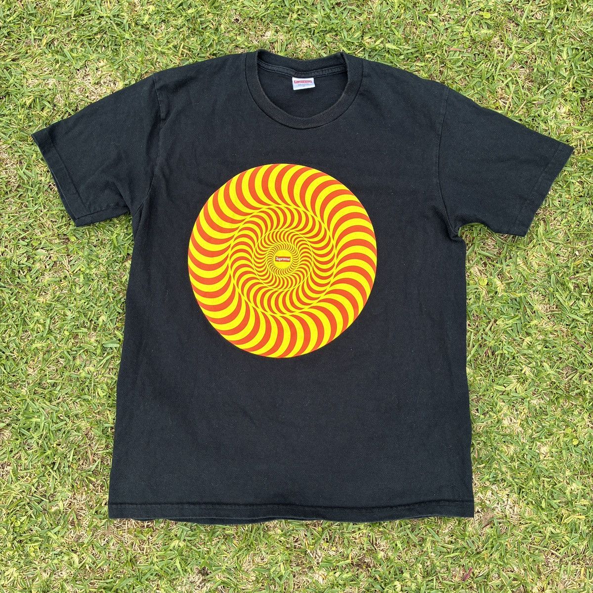Spitfire × Supreme Supreme x Spitfire Spiral Black Swirl Graphic Tee Size US M / EU 48-50 / 2 - 1 Thumbnail