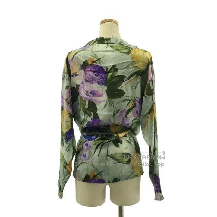 Dries Van Noten Dries Van Noten size:38 Floral Silk Shirt Size S / US 4 / IT 40 - 4 Thumbnail