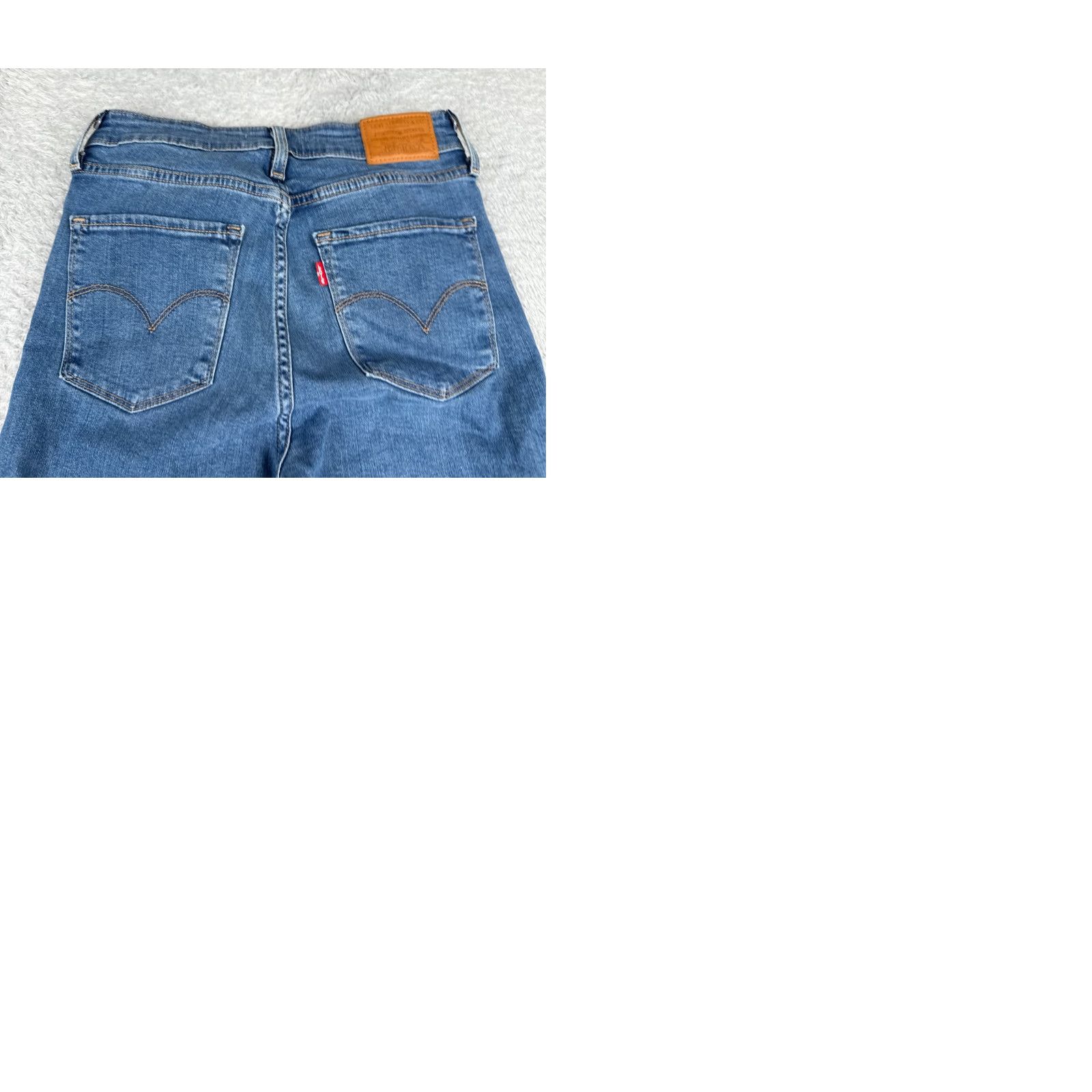 Levi's VINTAGE Levi's Jeans Women 27 Blue Denim Skinny High Rise 721 Big E Cotton 25x26 Jeans Size 27" / US 4 / IT 40 - 11 Thumbnail
