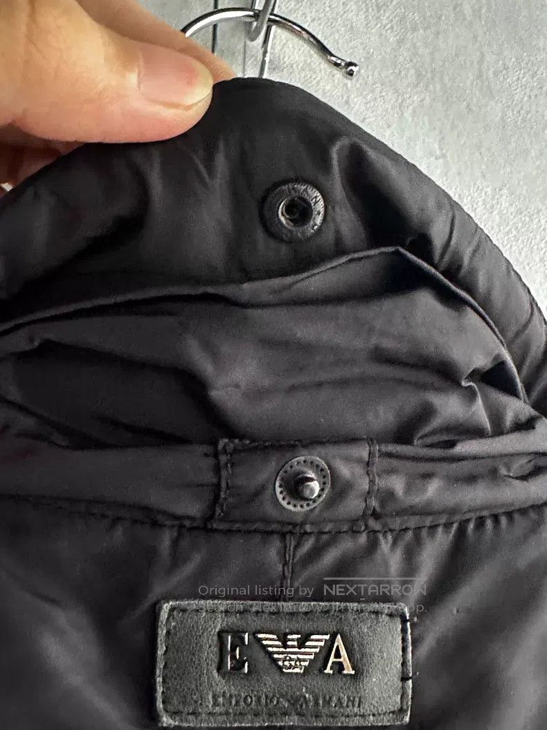 Emporio Armani EMPORIO ARMANI Leather Patchwork Jacket i Size US M / EU 48-50 / 2 - 5 Thumbnail