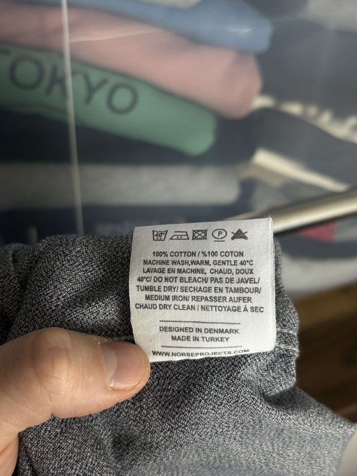 Norse Projects Norse Projects Grey Hans Mouline Long Sleeve Shirt Size US L / EU 52-54 / 3 - 10 Thumbnail