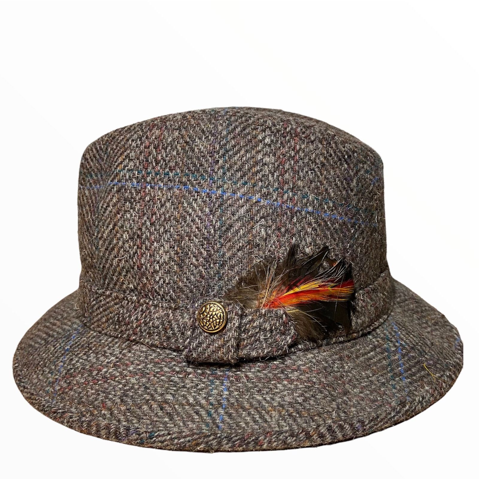 Pendleton Vintage Pendleton Fedora Walking Hat 60s Wool Tweed 7 1/4 Size ONE SIZE - 1 Thumbnail