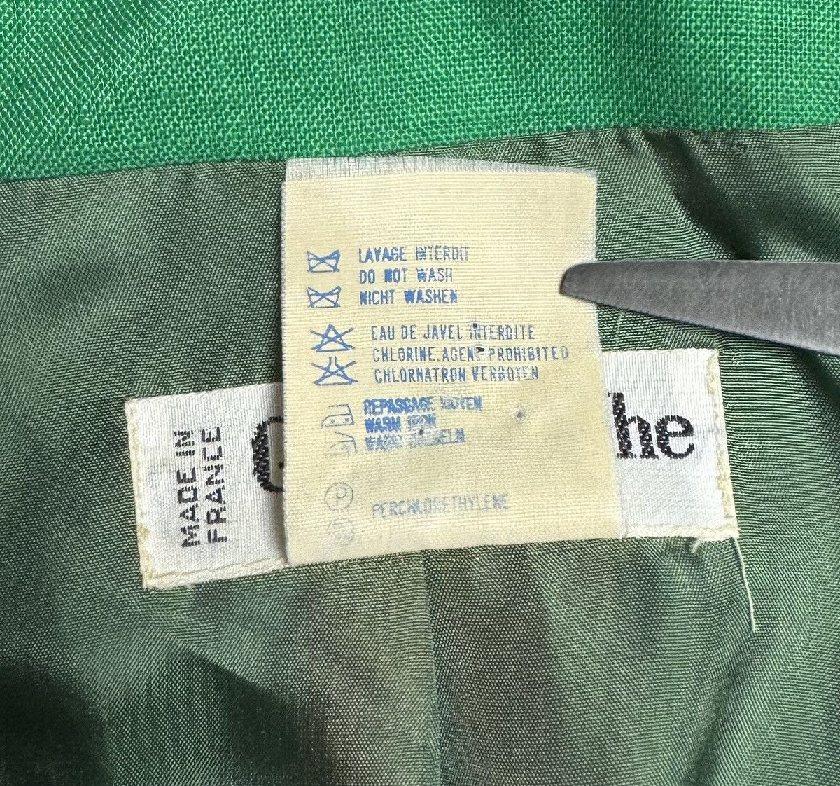Designer Guy Laroche 1980s Vintage Linen Sleeveless Blazer Size M / US 6-8 / IT 42-44 - 8 Thumbnail