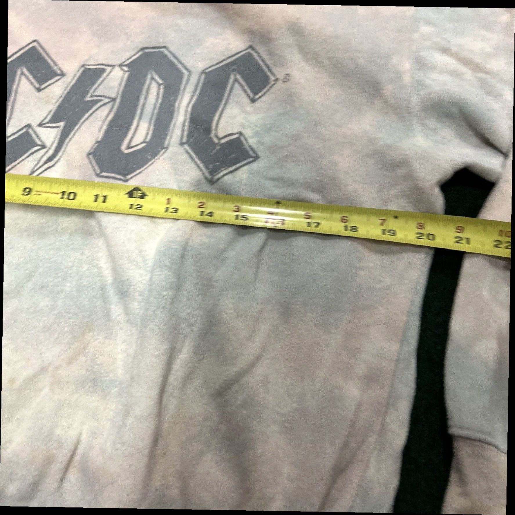 Vintage ACDC Sweater Womens M Medium Tye dye Pullover Sweatshirt Rock Band Size M / US 6-8 / IT 42-44 - 5 Thumbnail