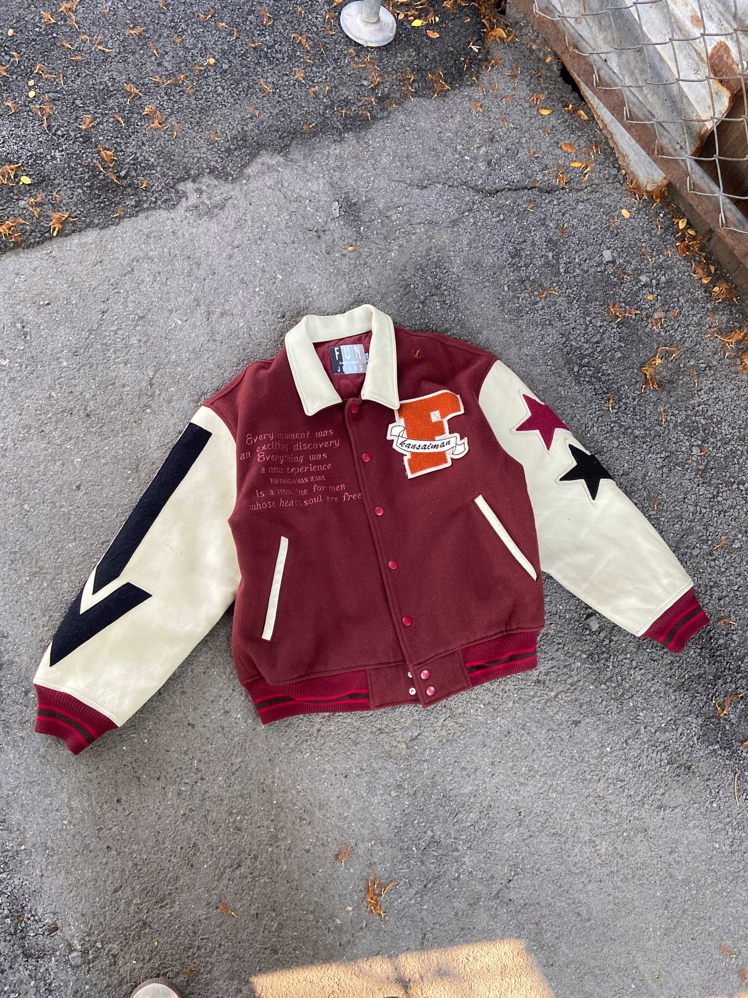 Kansai Yamamoto 🇯🇵RARE‼️ VINTAGE KANSAI MAN VARISTY JACKET Size US M / EU 48-50 / 2 - 7 Thumbnail