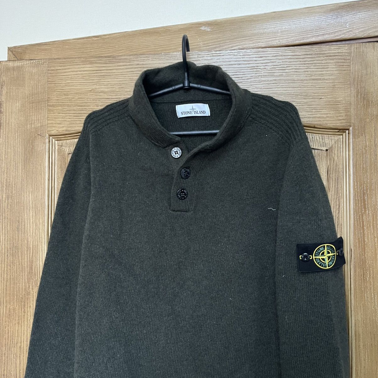 Stone Island Vintage Stone Island 1/3 Zip Hoodie Size US XL / EU 56 / 4 - 3 Thumbnail