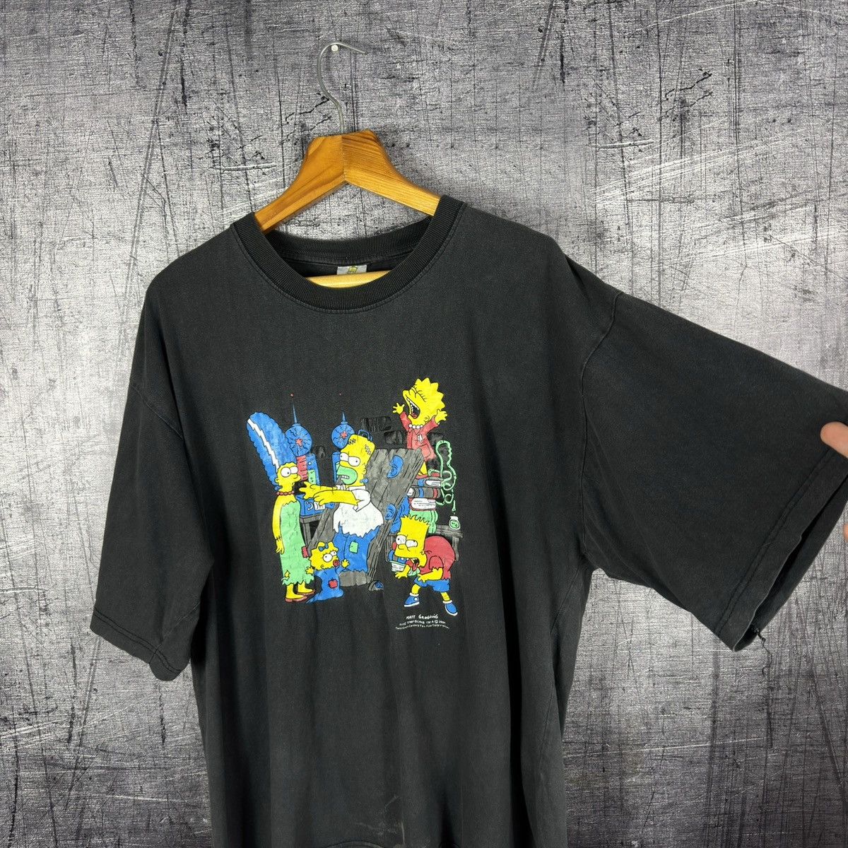 The Simpsons vintage the simpsons 2000 frankenshtein t shirt tee Size US XL / EU 56 / 4 - 3 Thumbnail