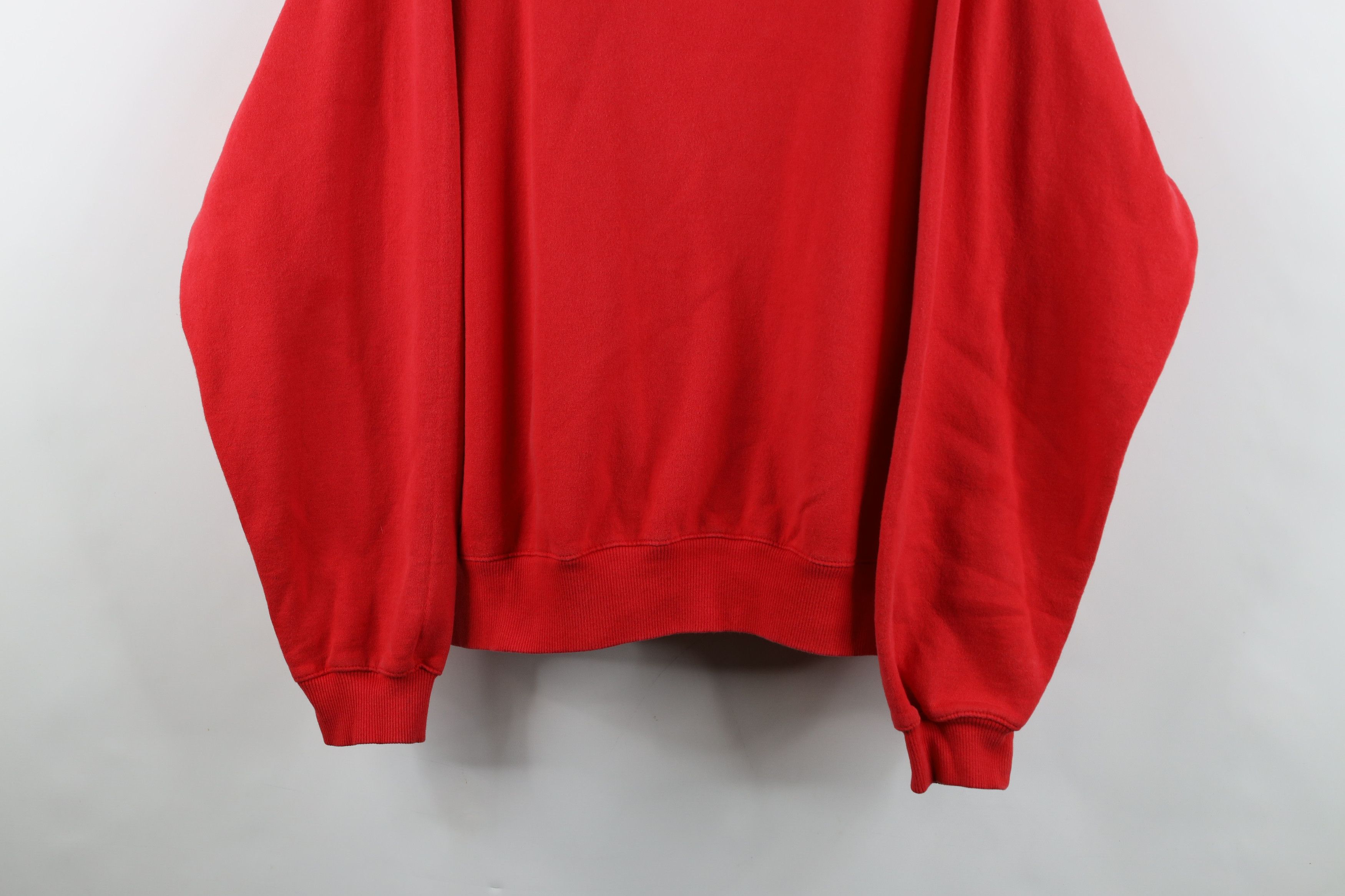 Champion Vintage 90s Champion Classic Logo Crewneck Sweatshirt Red Size US L / EU 52-54 / 3 - 3 Thumbnail