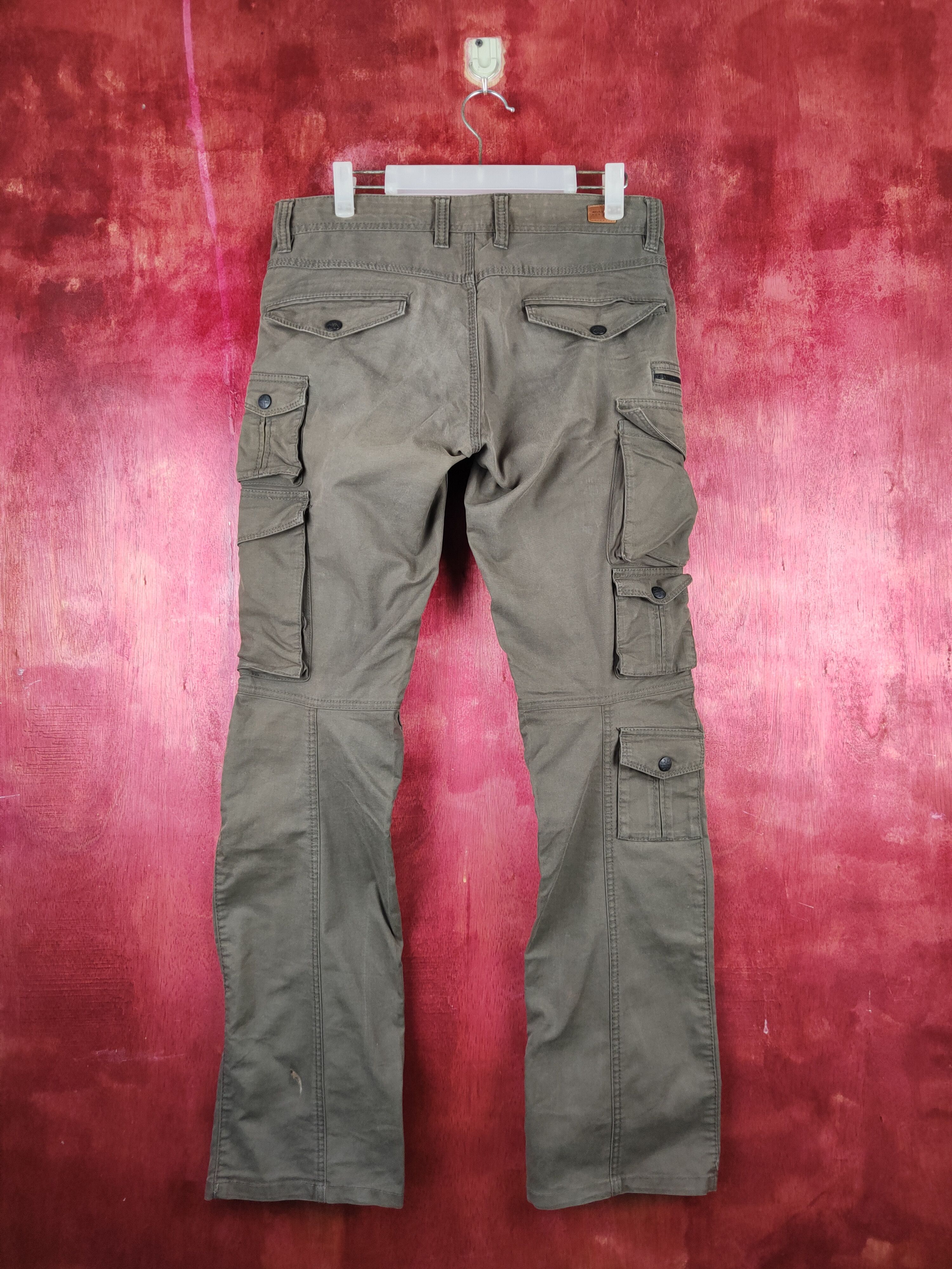 Japanese Brand DL Nicole Club Dark Brown Multipocket Cargo Pants #S1260 Size US 30 / EU 46 - 7 Thumbnail