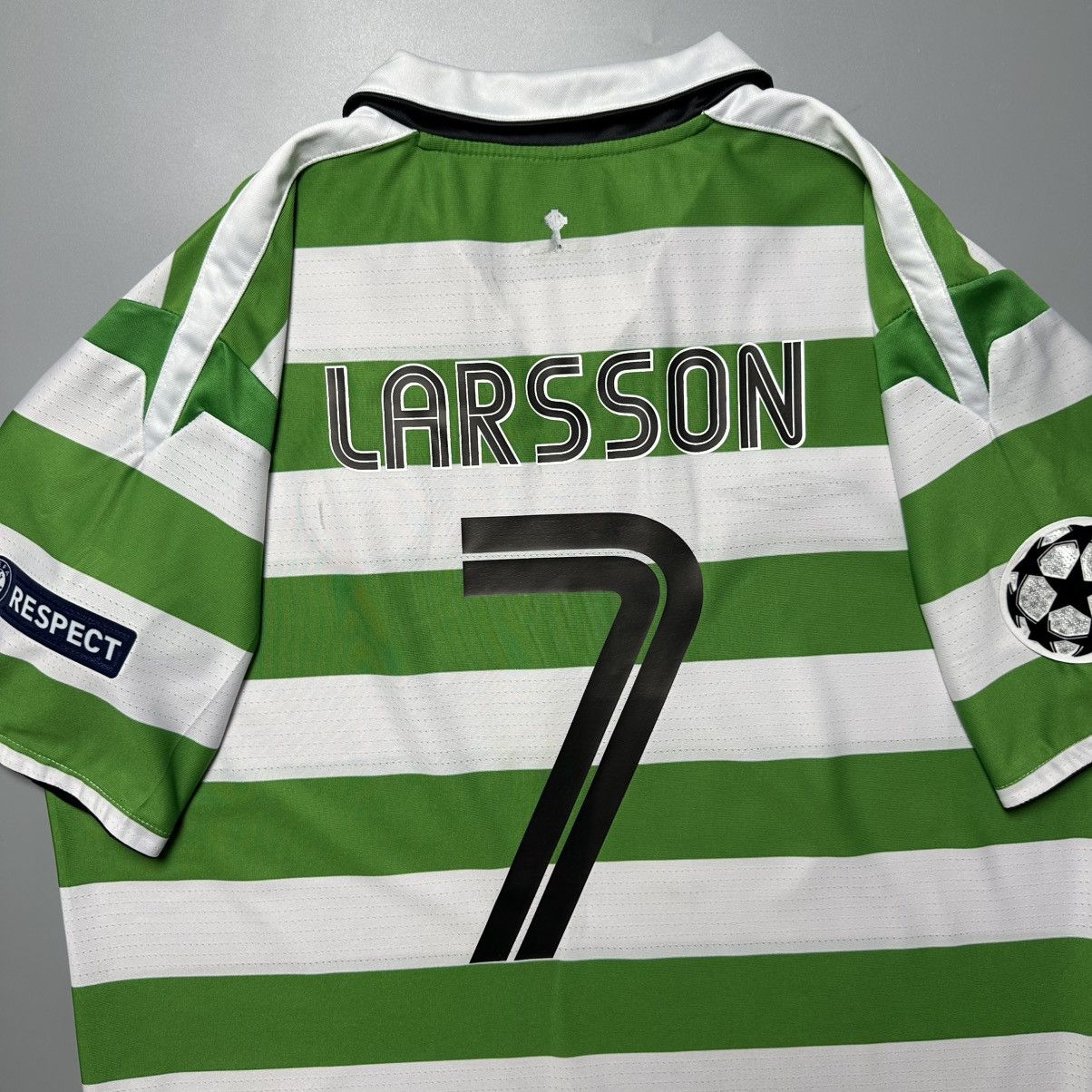 Umbro CELTIC UMBRO 2004/2005 FOOTBALL HOME JERSEY #7 LARSSON Size US XL / EU 56 / 4 - 13 Thumbnail
