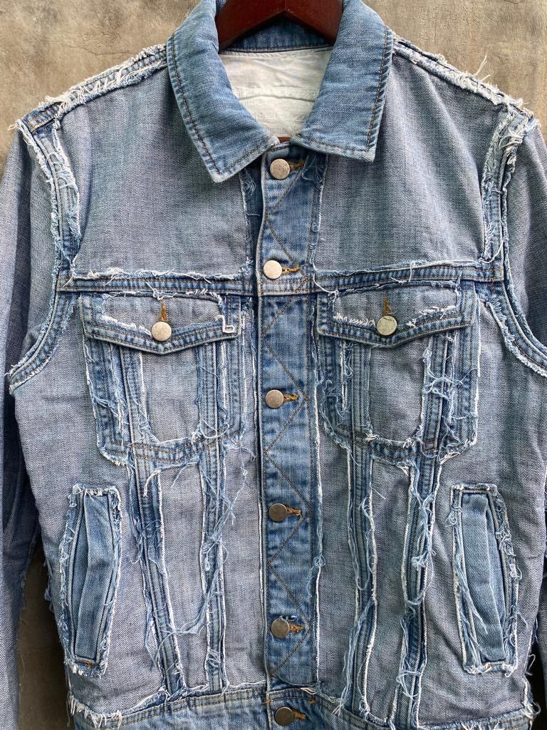 H&M × Maison Margiela Reconstructed Denim Jacket Size US M / EU 48-50 / 2 - 4 Thumbnail