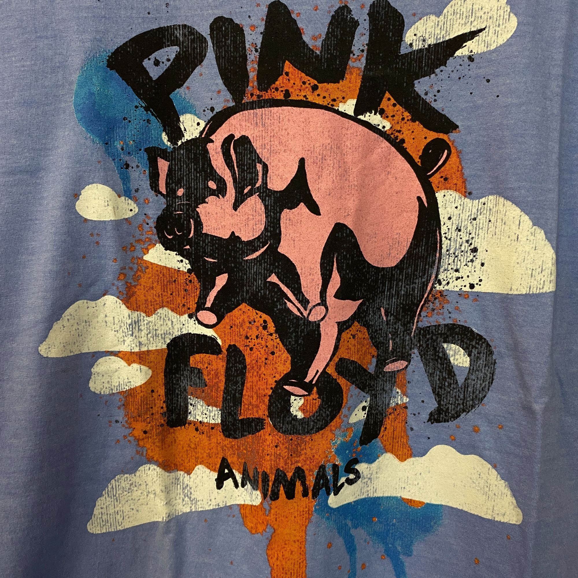 Pink Floyd Pink Floyd Album Animals Art Flying Pig Graphic T-Shirt L/XL Size US XL / EU 56 / 4 - 4 Thumbnail