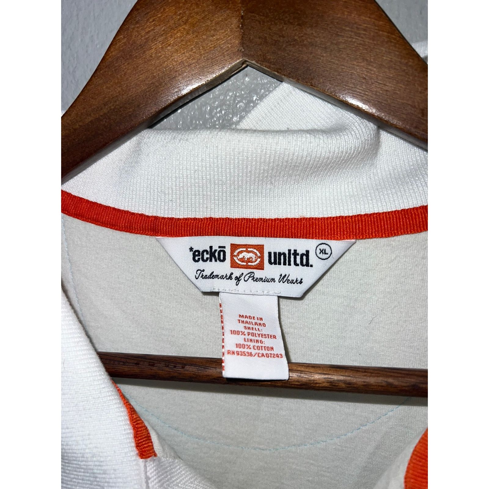 Ecko Unltd. Y2K Ecko Unltd White Polo Shirt Top 2000s Y2K Size XL Size US XL / EU 56 / 4 - 6 Thumbnail