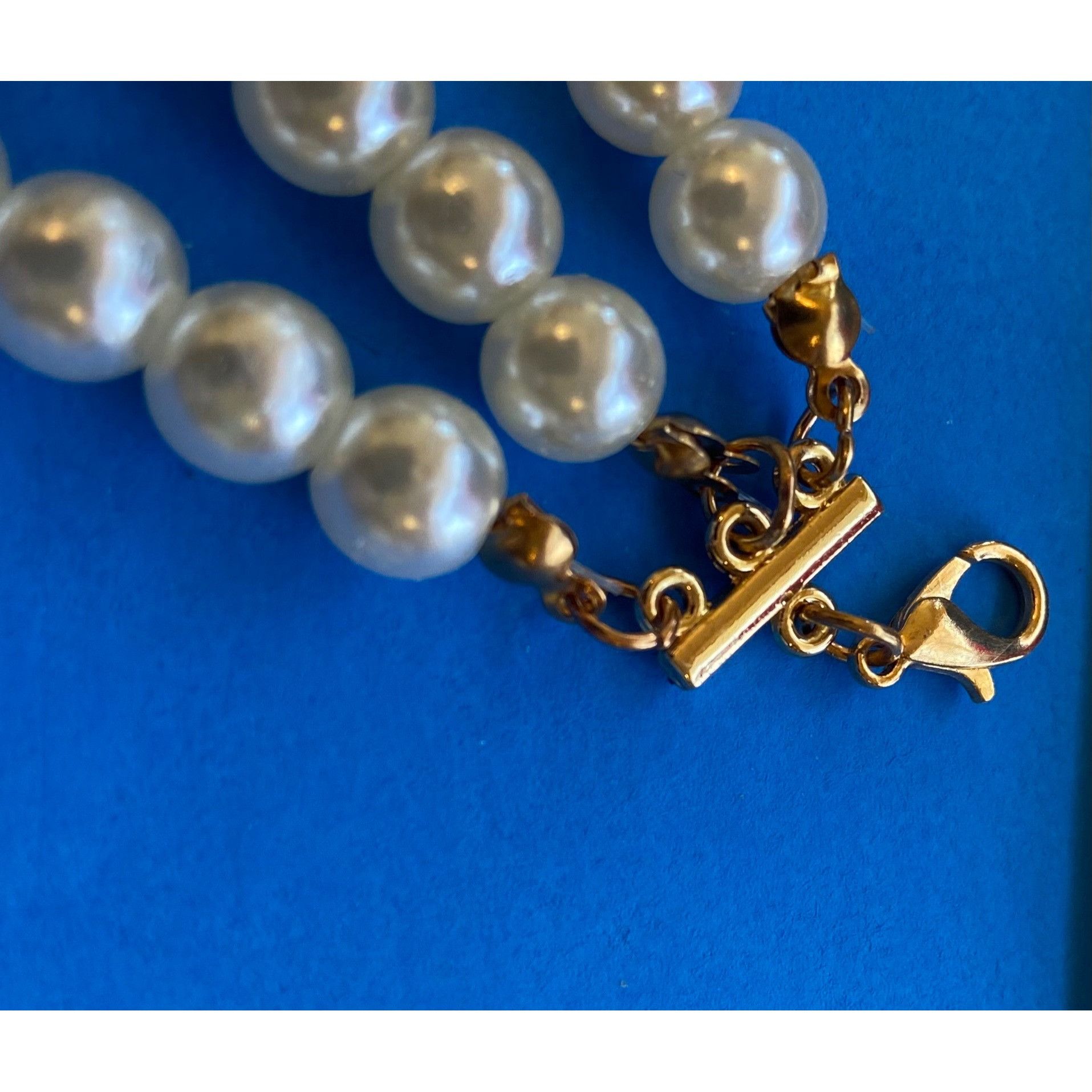 Other Faux Pearl 3pc Set W/Necklace,Bracelet&Earrings Goldtone&Cry Size ONE SIZE - 7 Thumbnail