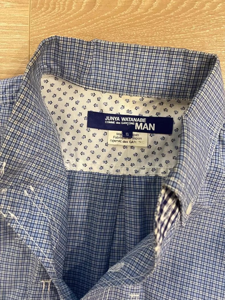Junya Watanabe Junya Watanabe Man CDG Check Shirt Size US S / EU 44-46 / 1 - 2 Thumbnail