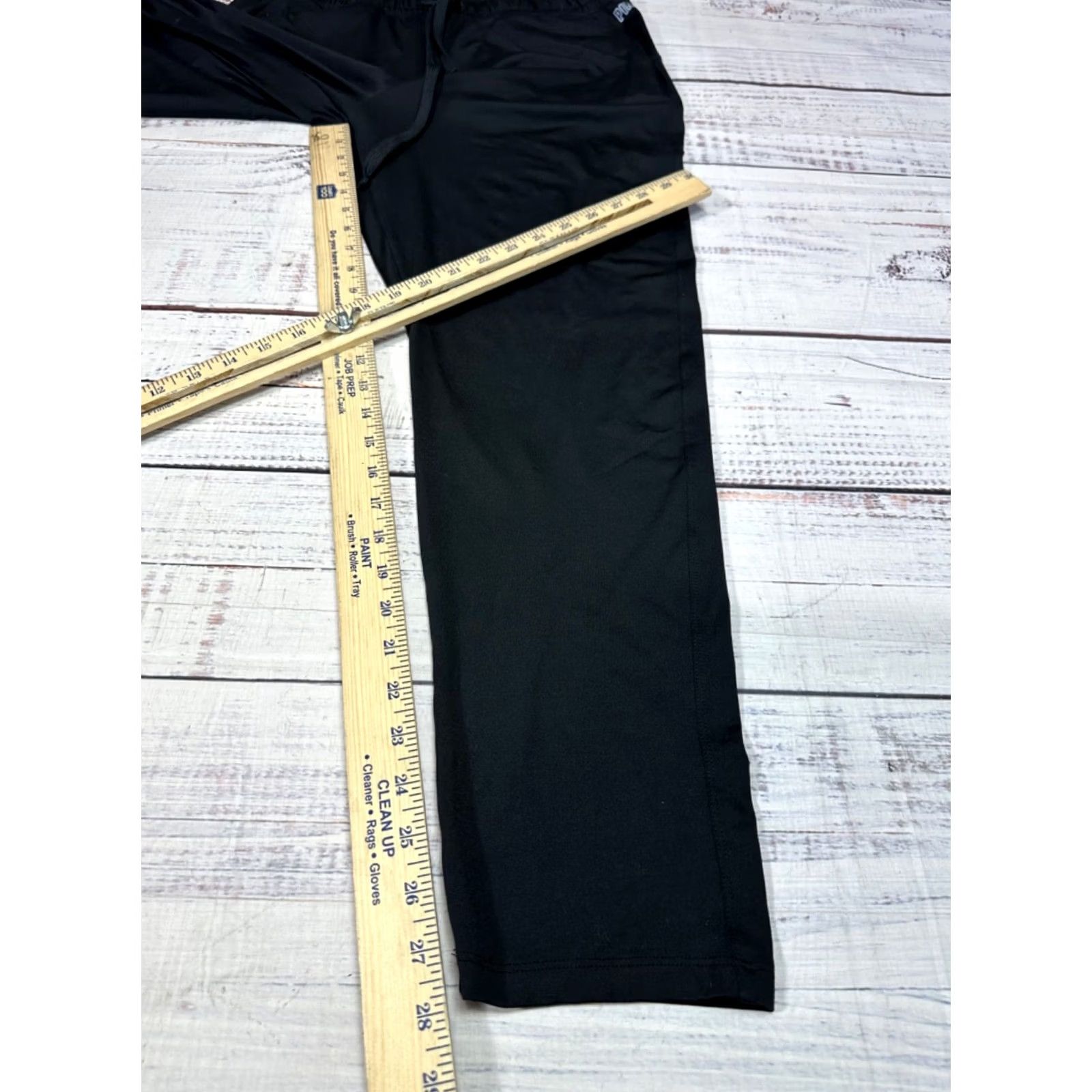 Pinko PINK Active Womens Pants Size L Black Drawstring Pull On Sweatpants Slim Leg Cat: Activewear Size 36" / US 14 / IT 50 - 2 Thumbnail