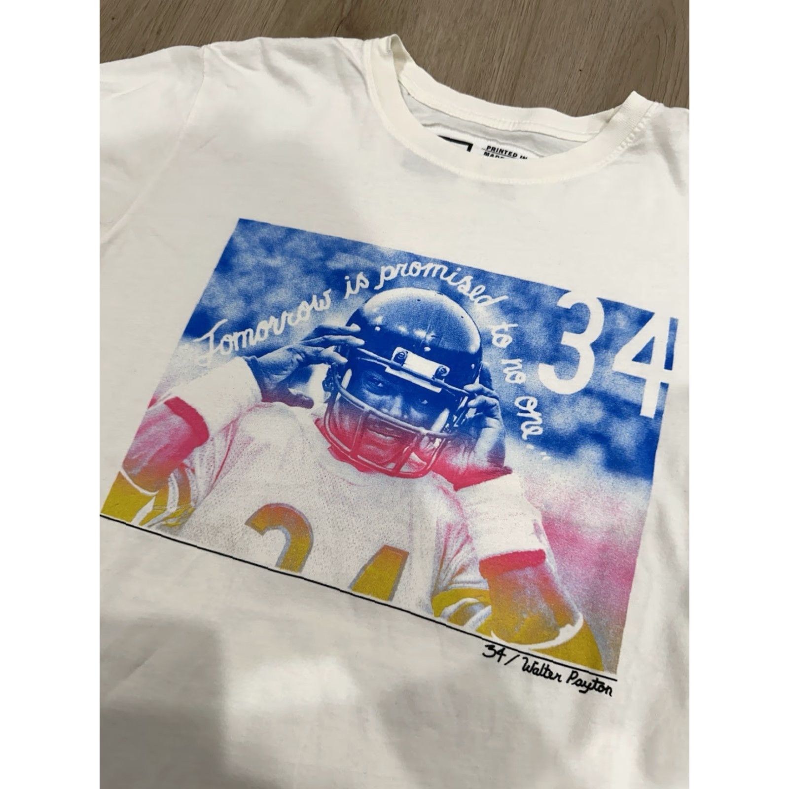 Roots Roots Of Fight Walter Payton Chicago Bears T-Shirt M White Mens Medium Size US M / EU 48-50 / 2 - 4 Thumbnail