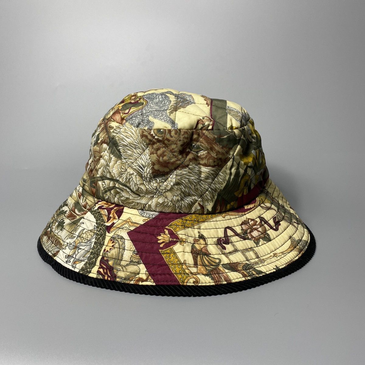 Salvatore Ferragamo Quilted Bucket Hat Size ONE SIZE - 3 Thumbnail