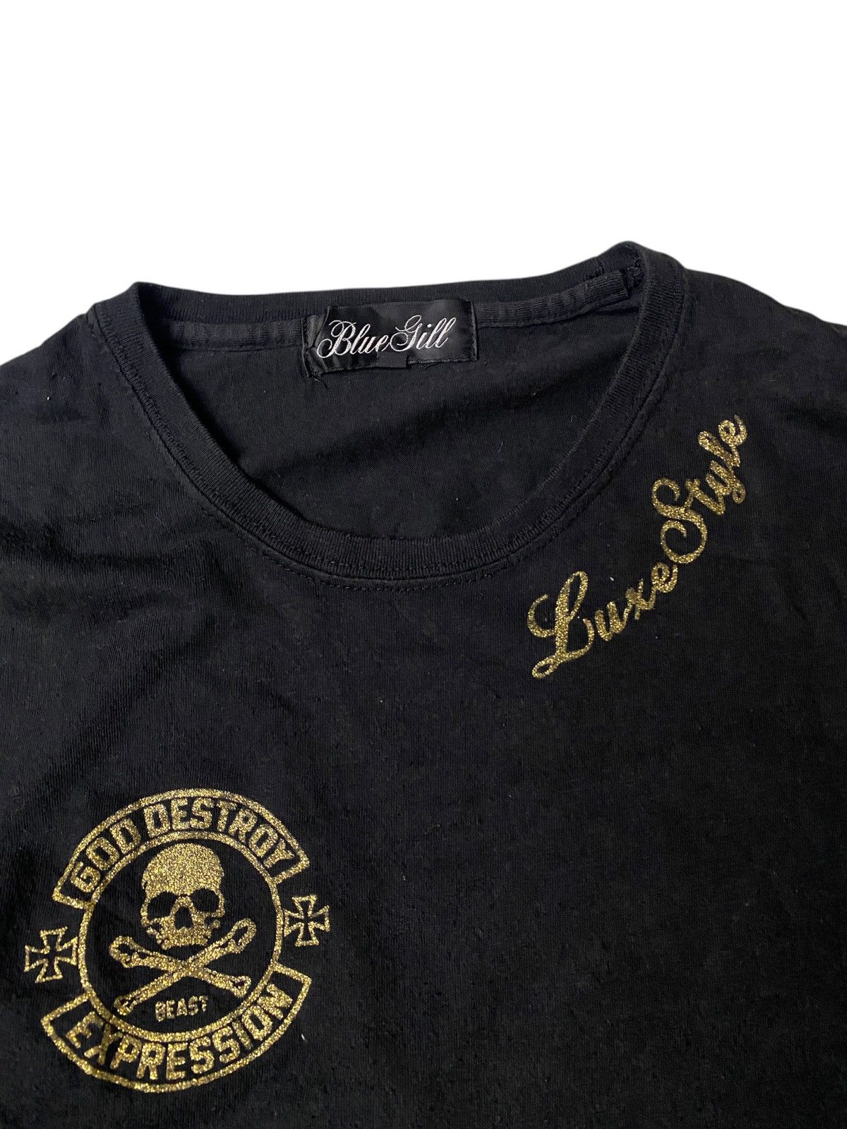 Hysteric Glamour 2000's Blue Jill Skull Poem Beast Longsleeve Size US XS / EU 42 / 0 - 7 Thumbnail