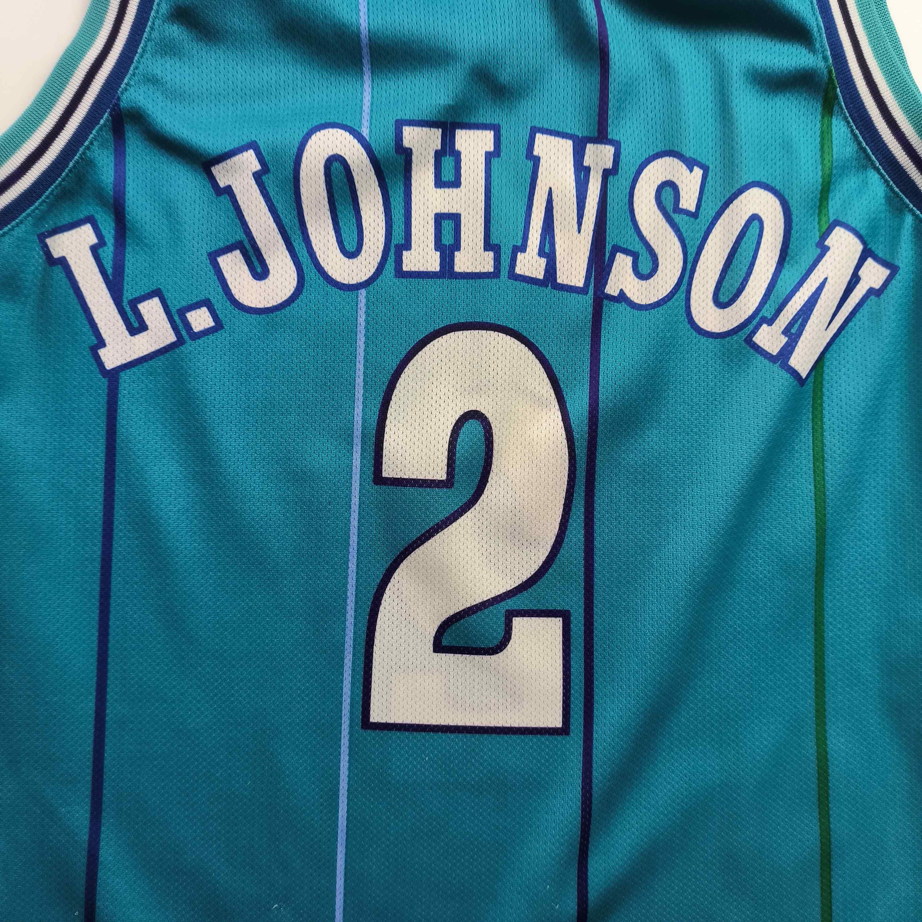 Champion Charlotte Hornets Larry Johnson Champion EU NBA jersey S Size US S / EU 44-46 / 1 - 7 Thumbnail