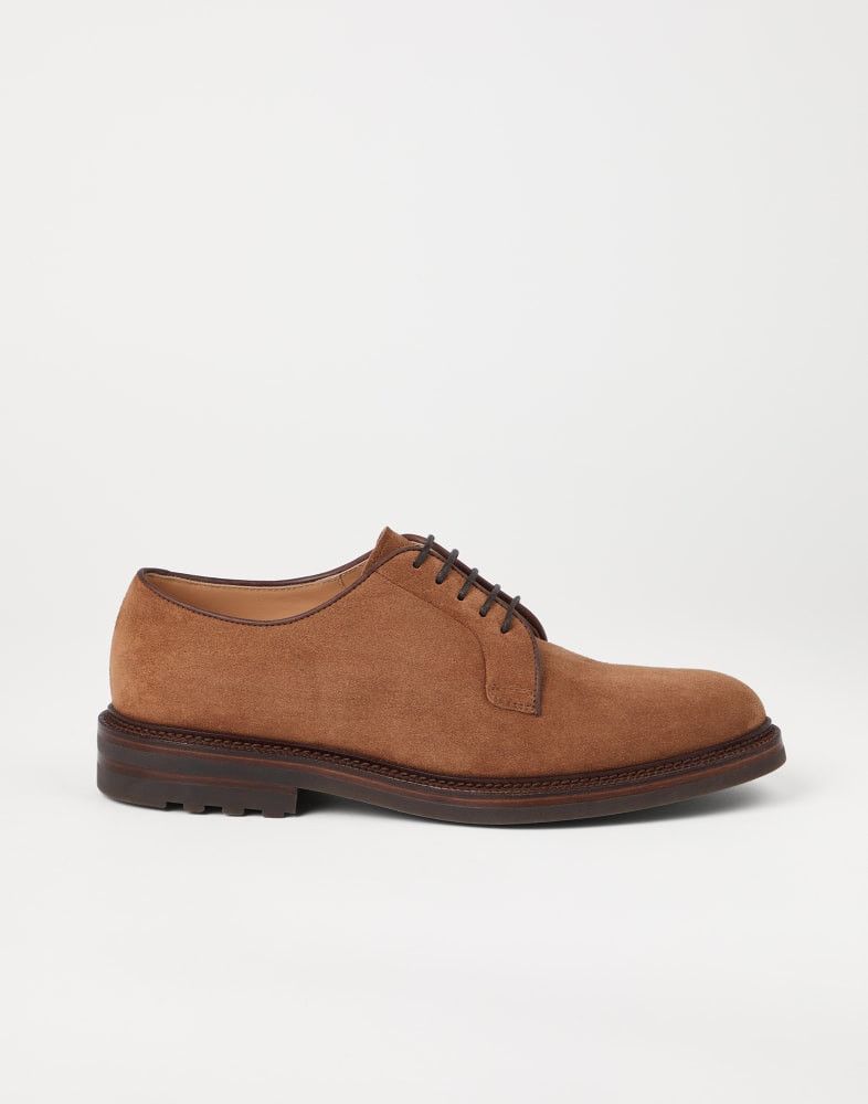 Brunello Cucinelli o1w1db10825 Pair Of Laced Shoes in Brown Size US 10 / EU 43 - 1 Thumbnail