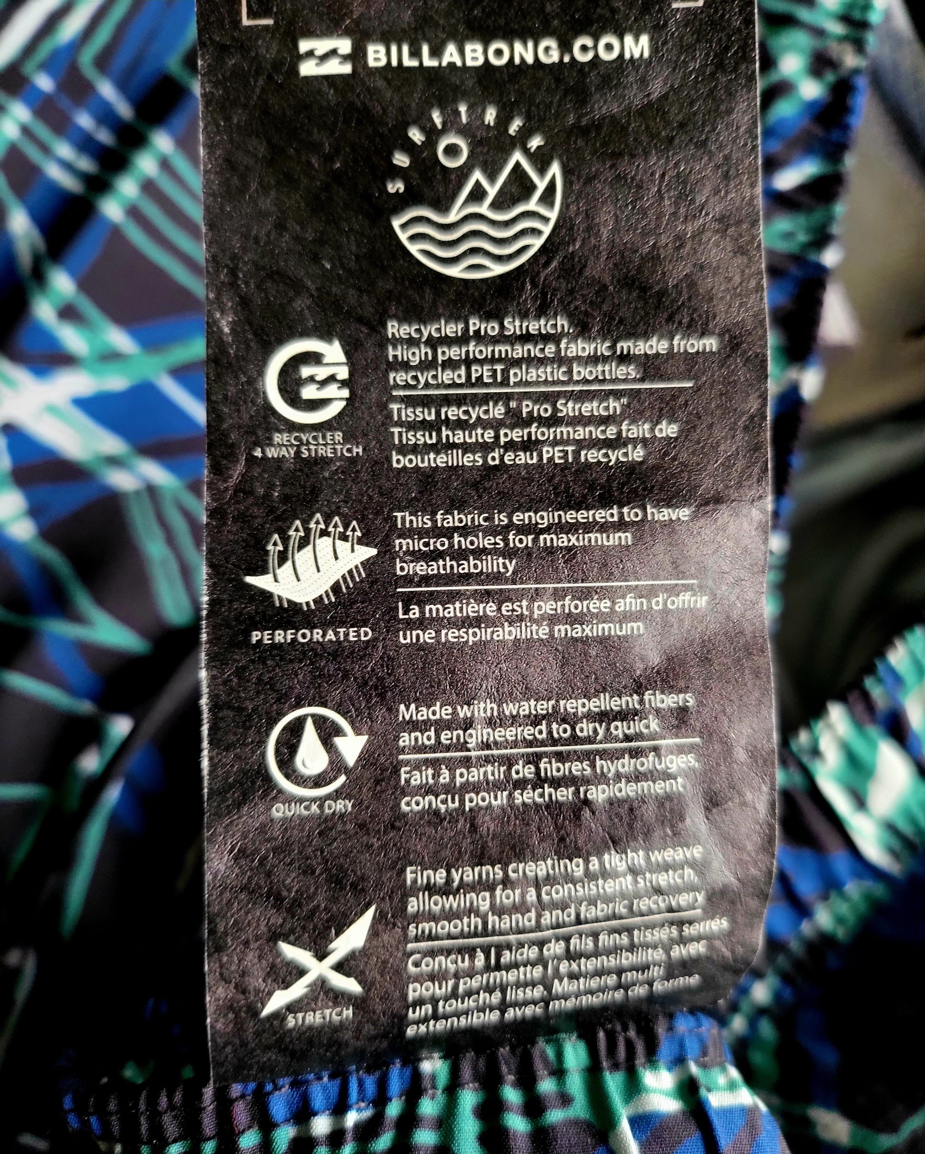 Billabong NWT Billabong Men's Surftrek Lo Tide 18" Boardshorts Size M Size US 33 - 5 Thumbnail