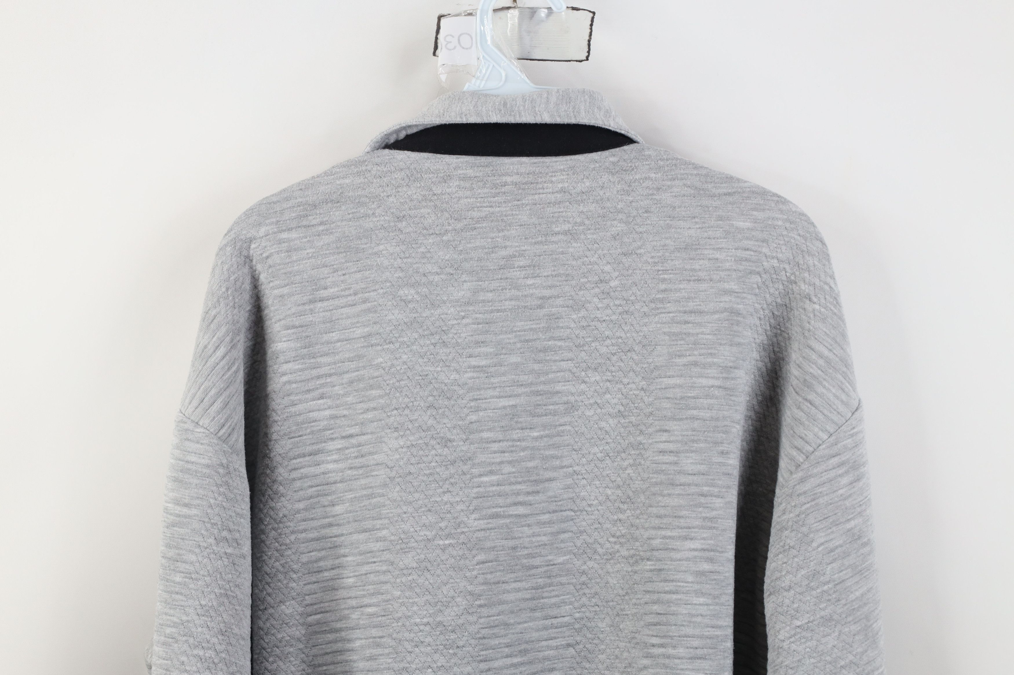 Vintage Vintage 90s Streetwear Collared Pullover Sweatshirt Gray Size US M / EU 48-50 / 2 - 13 Thumbnail