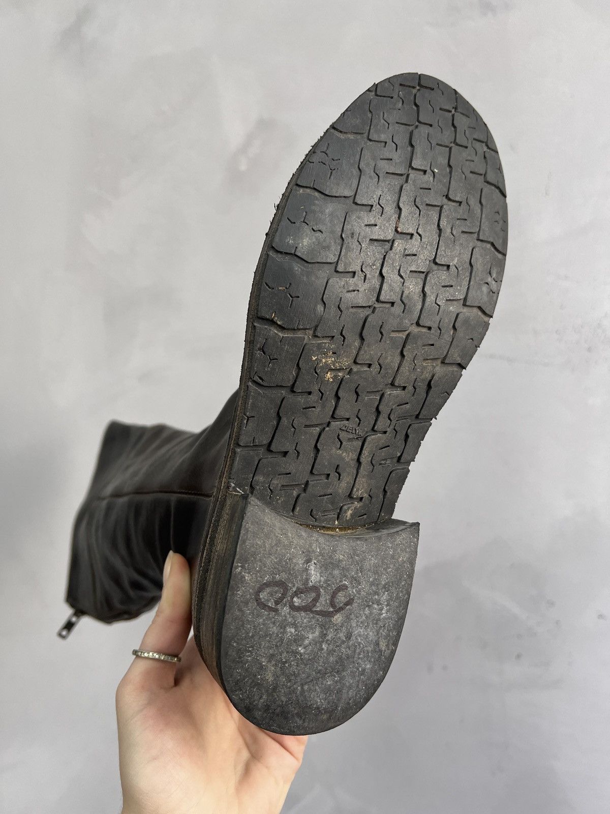 A.S.98 High long leather boots front zip Guidi style boots y2k Size US 8.5 / IT 38.5 - 14 Thumbnail