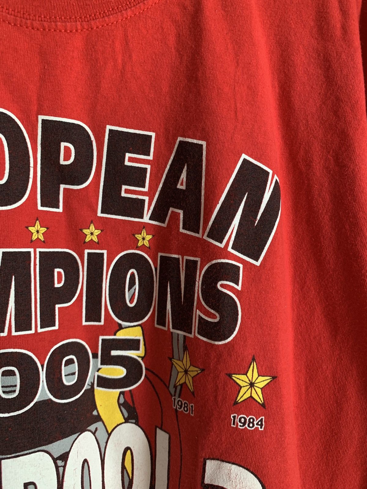 Vintage Liverpool Vintage T Shirt 2005 Champions Retro Size XL Size US XL / EU 56 / 4 - 7 Thumbnail