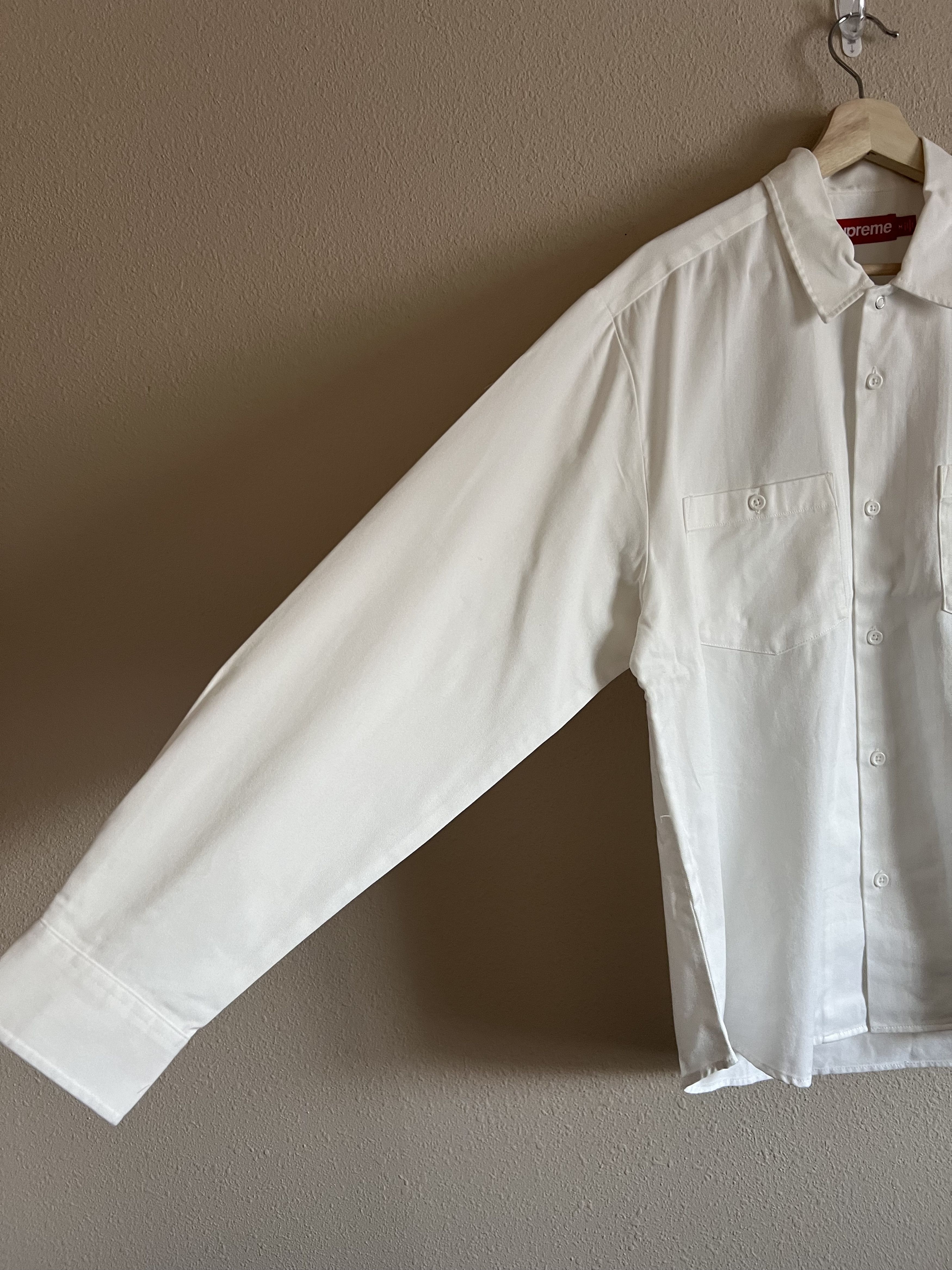 Supreme Supreme American Psycho Button Down Work Shirt in White Size US M / EU 48-50 / 2 - 5 Thumbnail