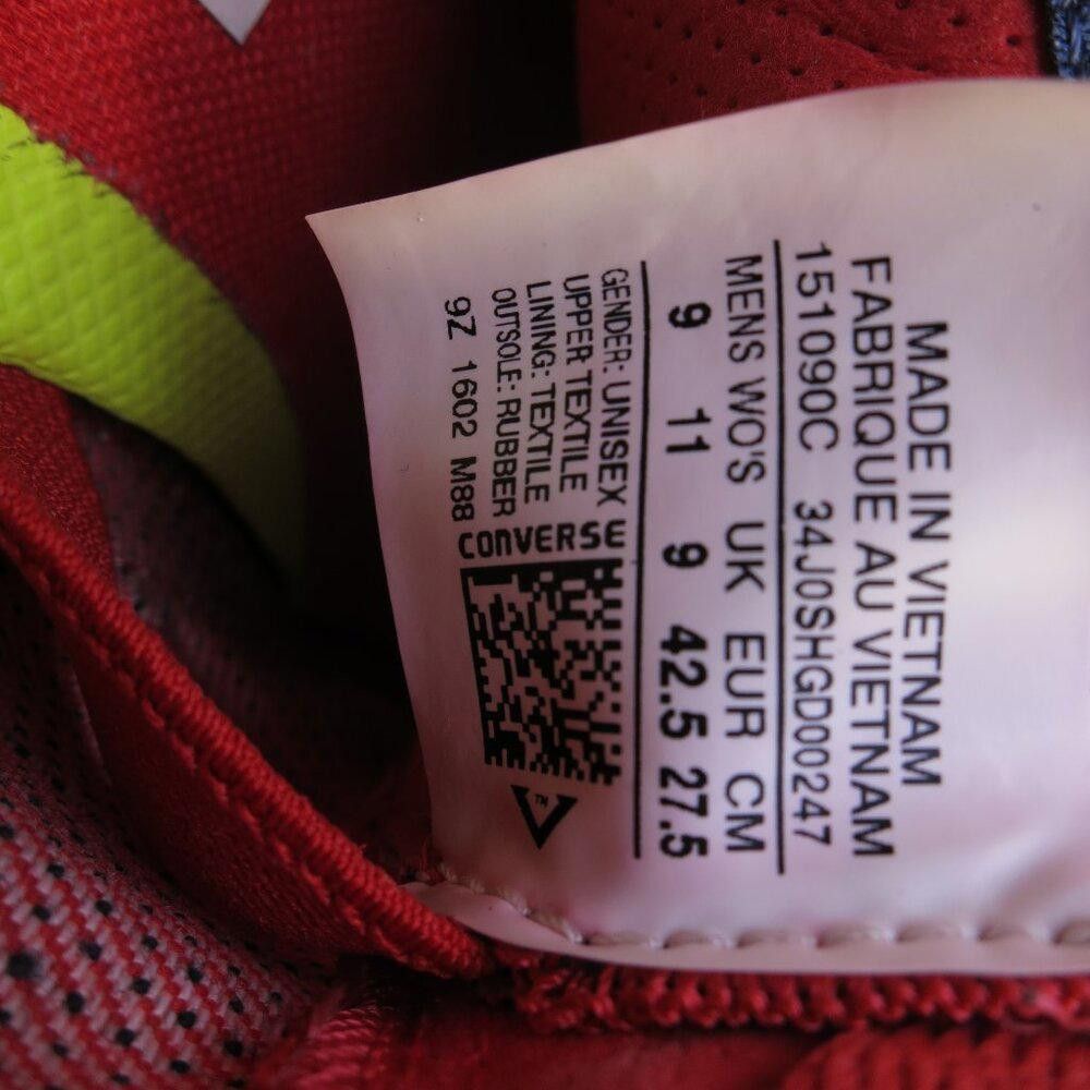 Converse Converse, Chucks CTAS II OX 151090C Red Black & White M9 W11 Size US 9 / EU 42 - 7 Thumbnail