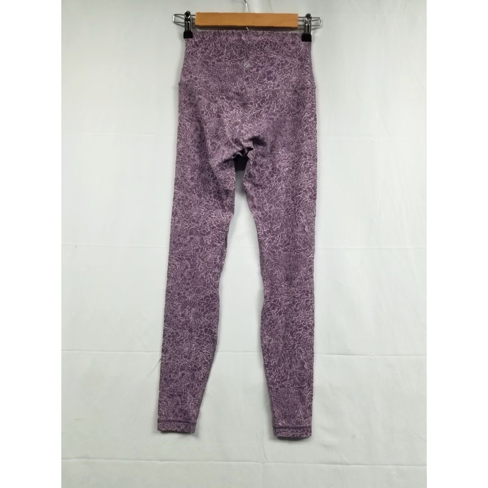 Lululemon VINTAGE Lululemon Wunder Under Leggings Size 4 Floral Women Athletic Ankle Skinny Pockets Breathable Quick Dry Stretch Regular Size 27" / US 4 / IT 40 - 2 Thumbnail